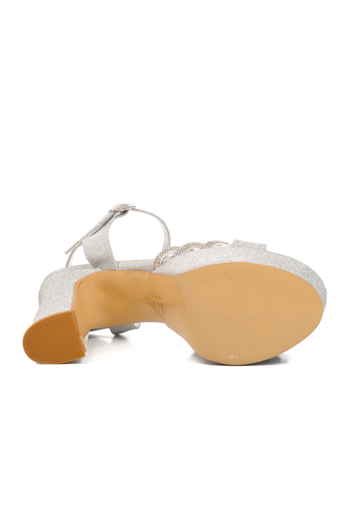 Ayakmod Gümüş Kadın Abiye Ayakkabı