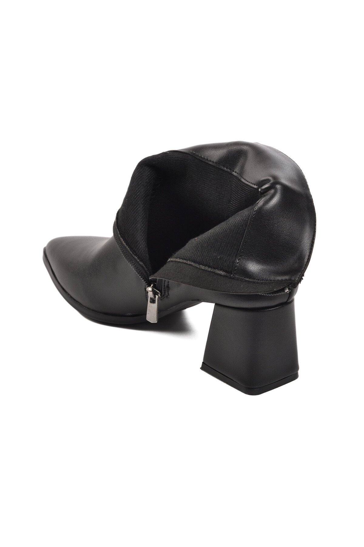 Ayakmod Siyah Cilt Kadın Bot