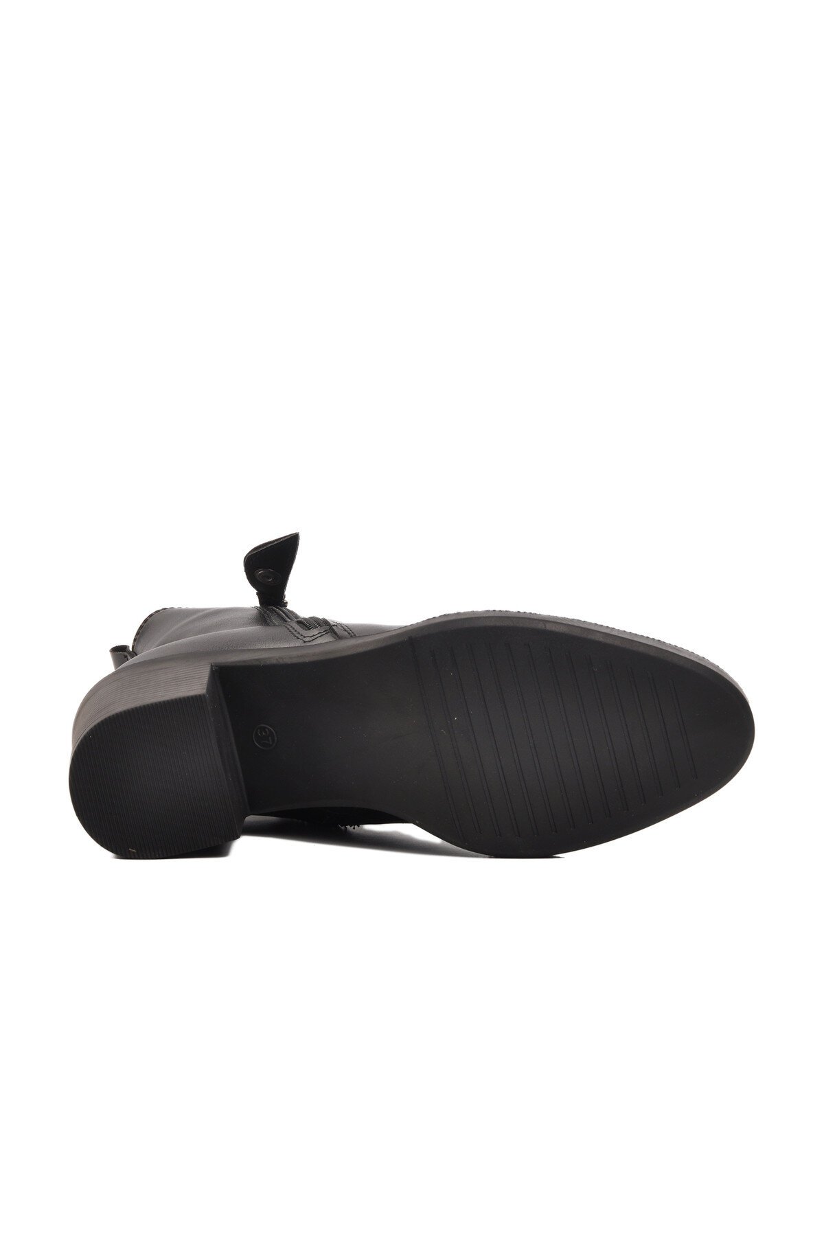 Ayakmod Siyah Cilt Kadın Bot