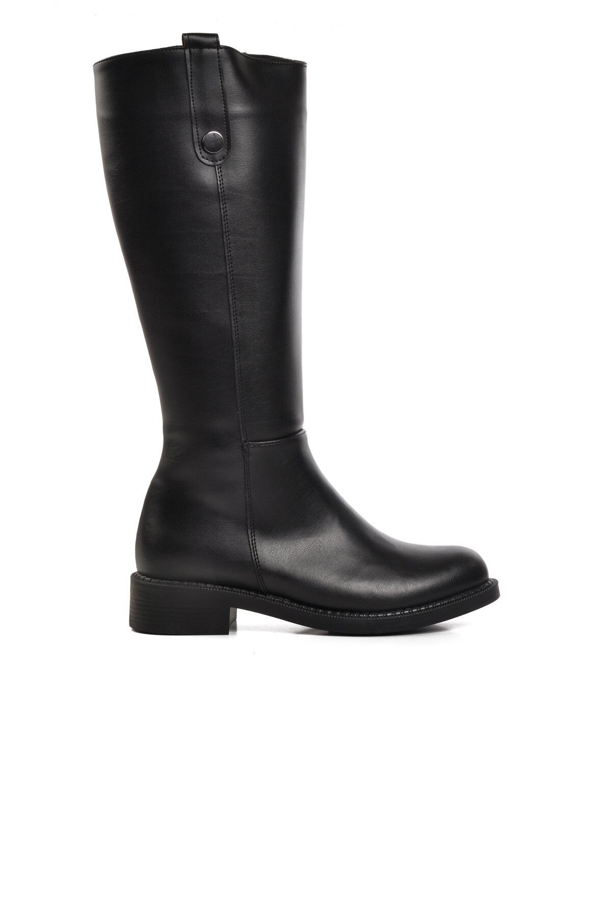 Ayakmod Siyah Cilt Kadın Çizme