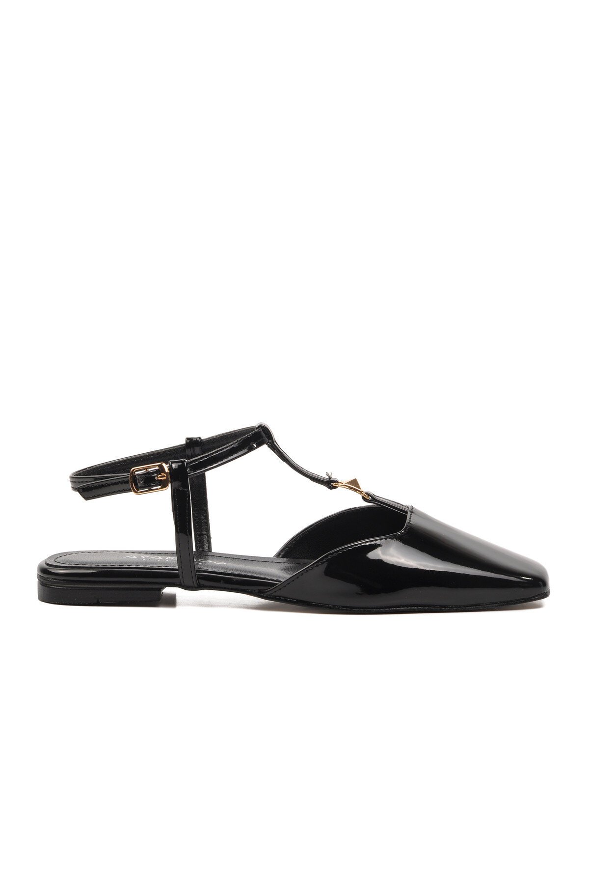 Ayakmod Siyah Kadın Babet