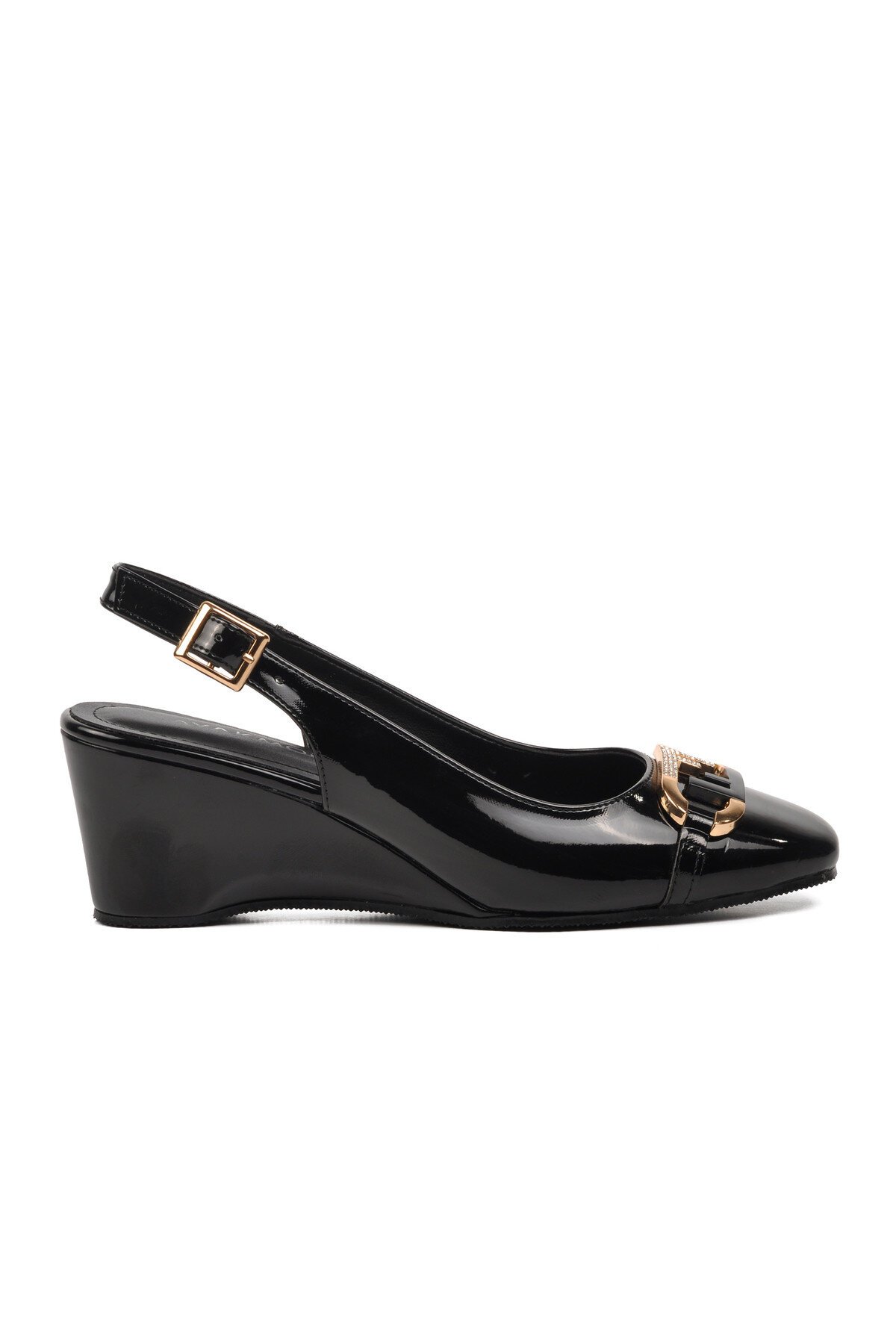 Ayakmod Siyah Kadın Topuklu Ayakkabı