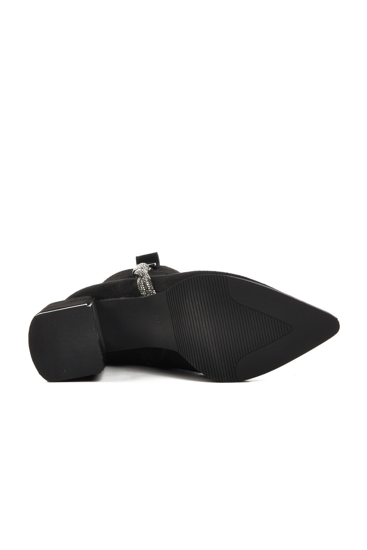 Ayakmod Siyah Süet Kadın Bot