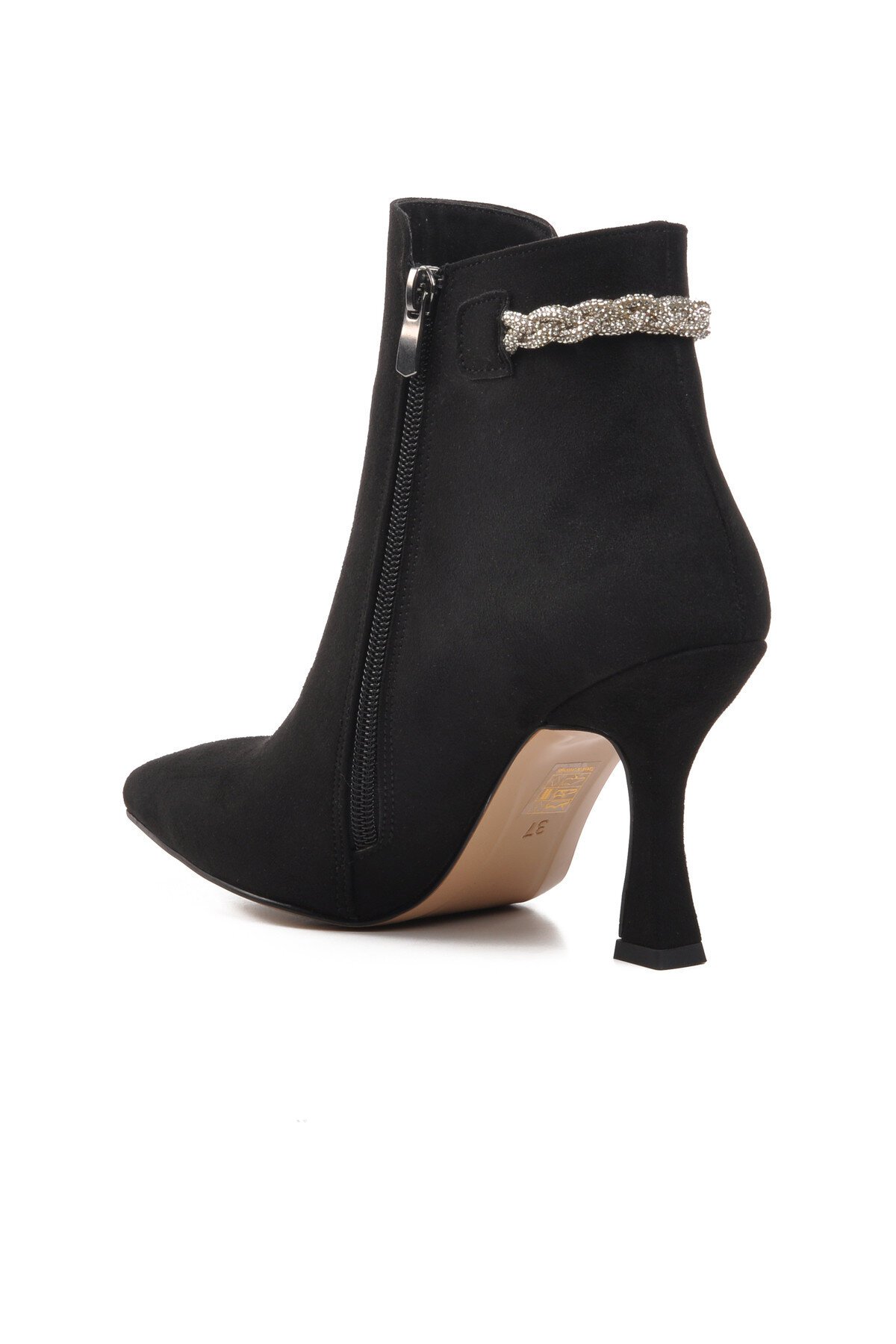 Ayakmod Siyah Süet Kadın Bot