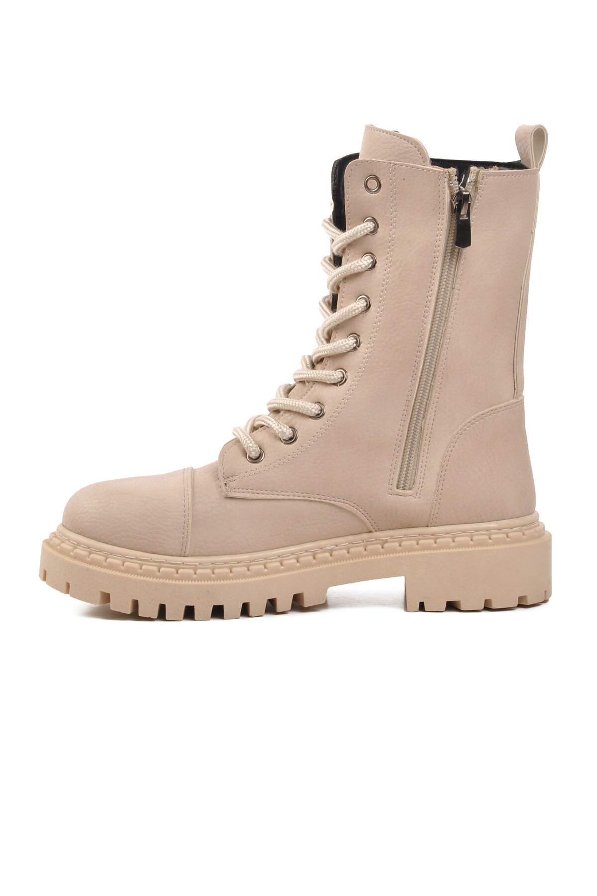 Ayakmod Bej Süet Kadın Bot