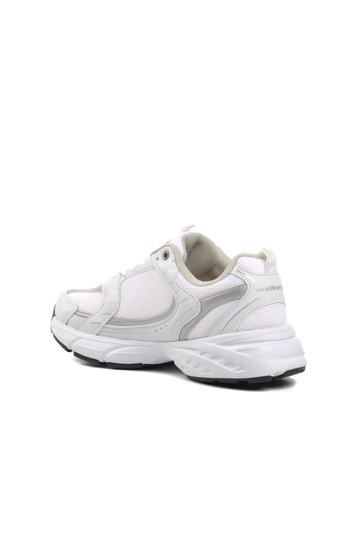Beyaz-Gümüş Unisex Spor Ayakkabı
