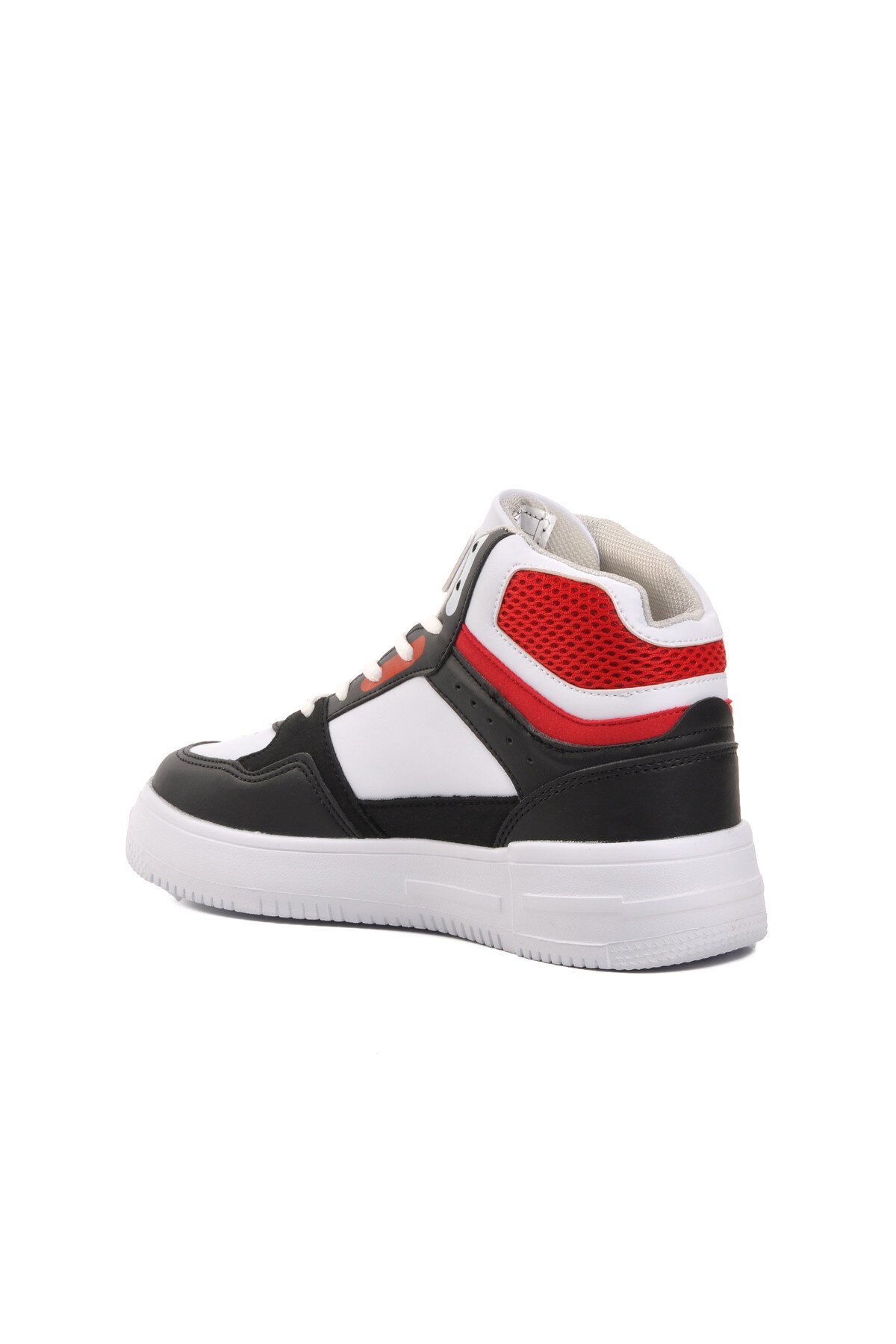 Walkway Beyaz-Siyah-Kırmızı Unisex Hi Sneaker