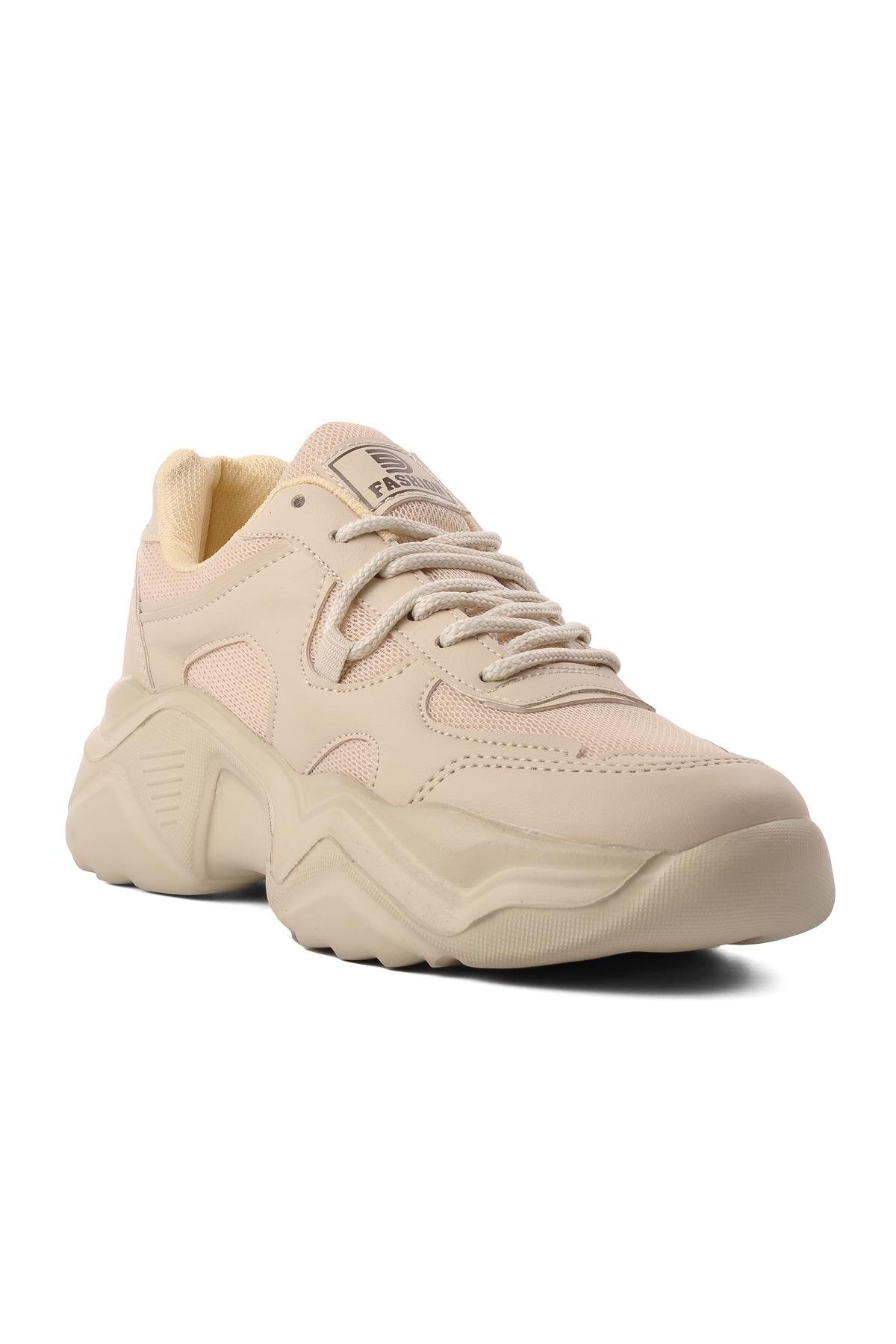 Walkway Ekru Kadın Spor Ayakkabı