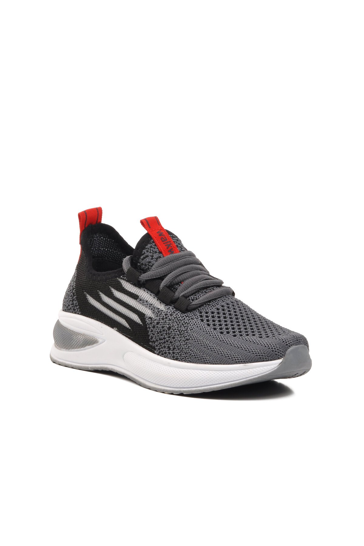 Walkway Füme-Siyah-Kırmızı Çocuk Spor Ayakkabı