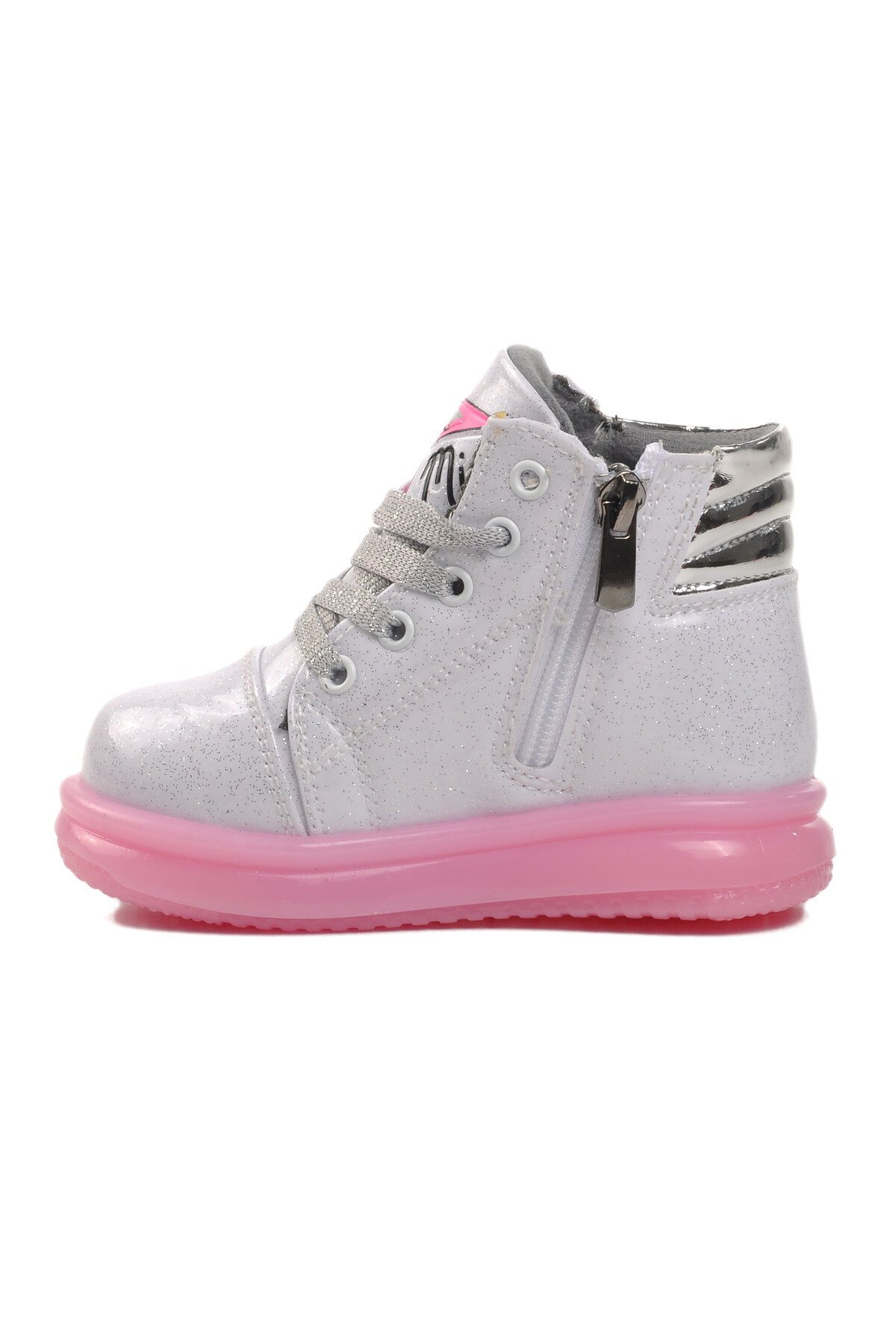 Walkway Beyaz-Pembe Çocuk Bot