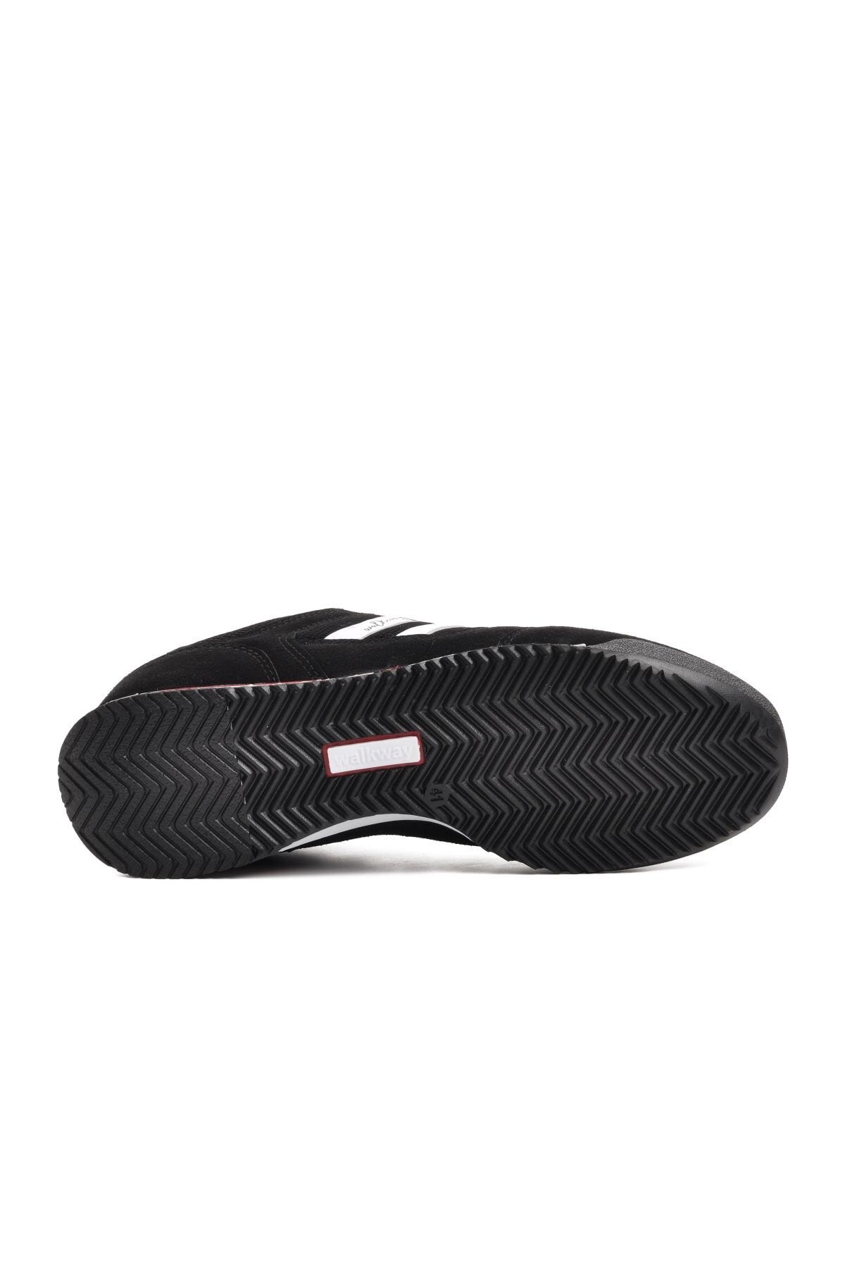 Walkway Siyah-Beyaz Erkek Spor Ayakkabı