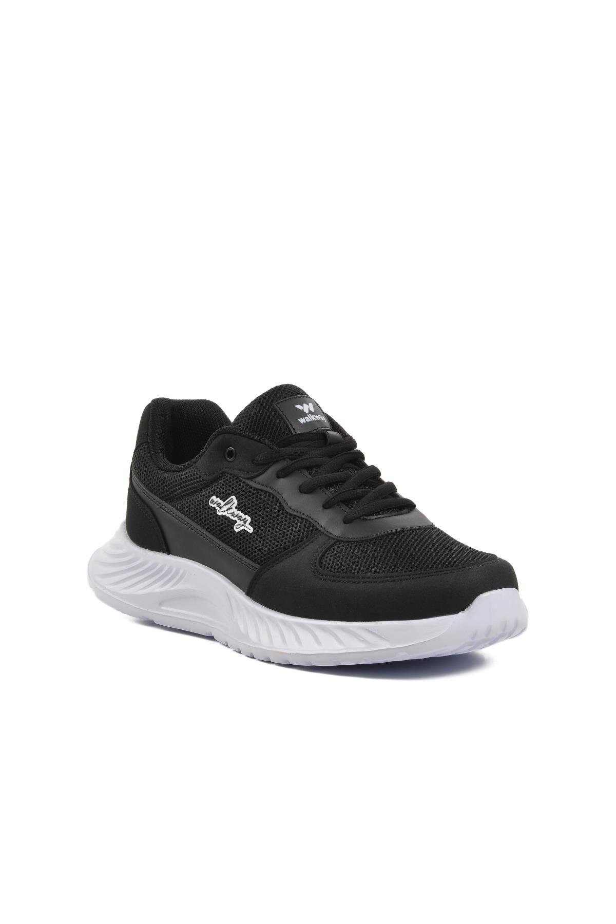 Walkway Siyah-Beyaz Erkek Spor Ayakkabı