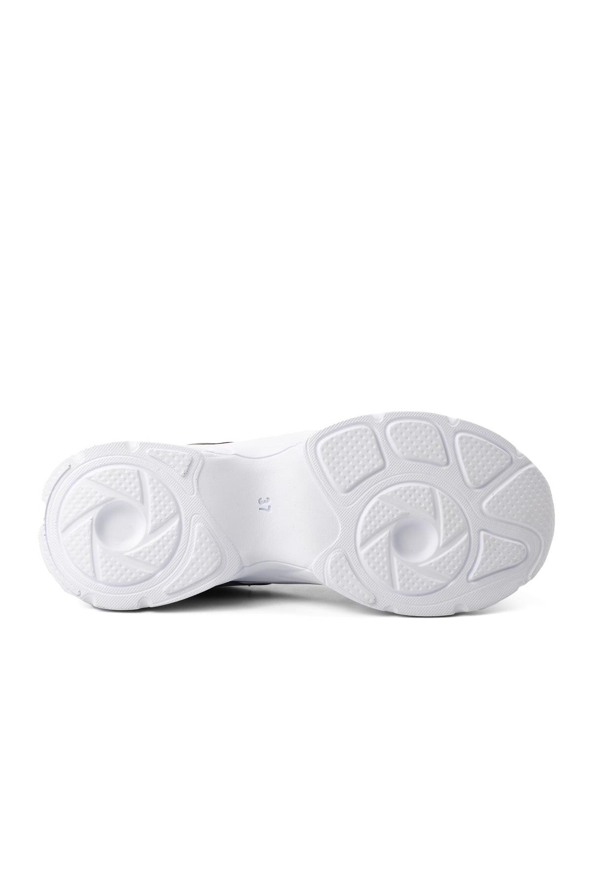 Walkway Siyah-Beyaz Kadın Spor Ayakkabı