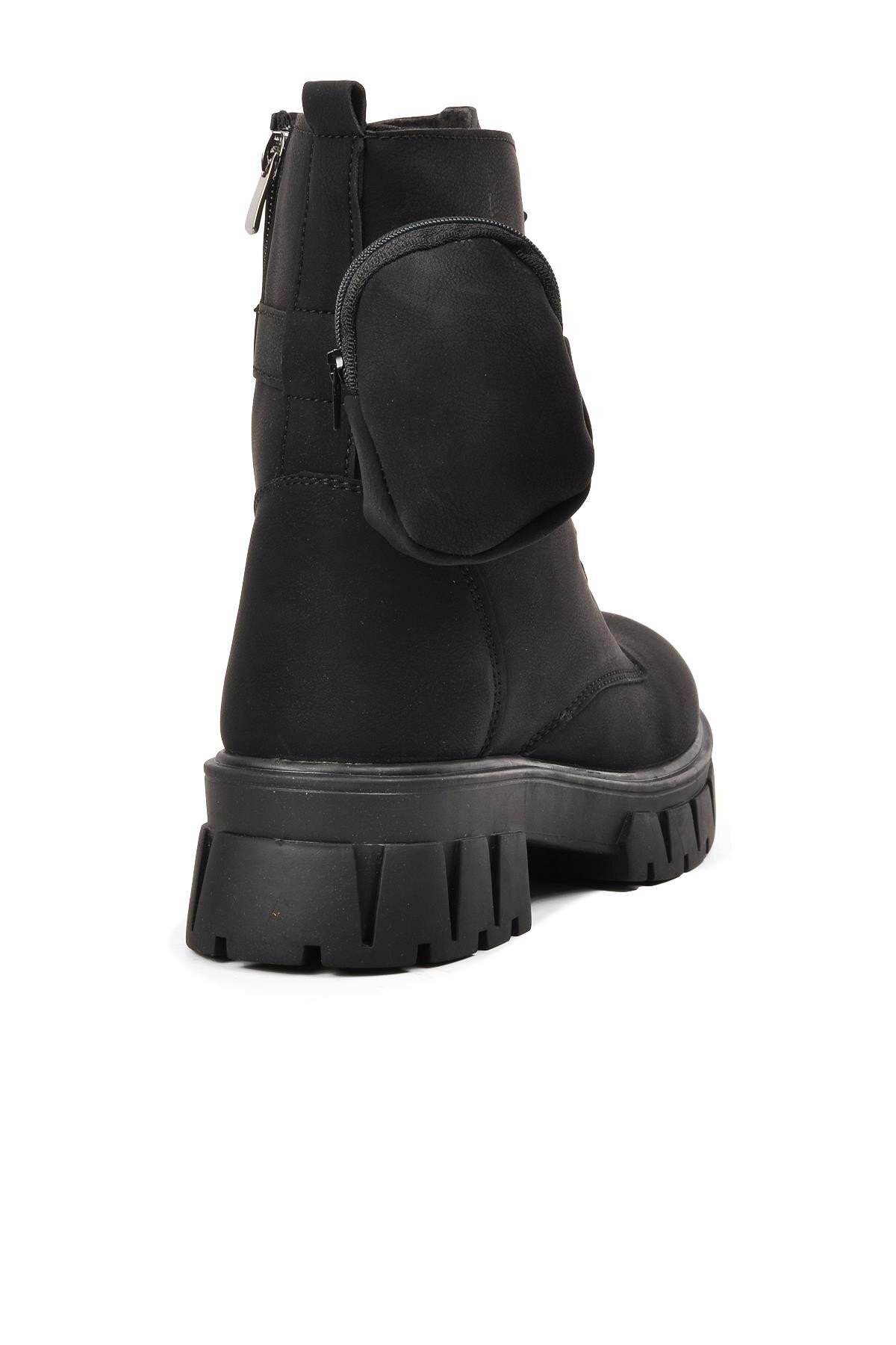 Walkway Siyah-Zümrüt Kadın Bot