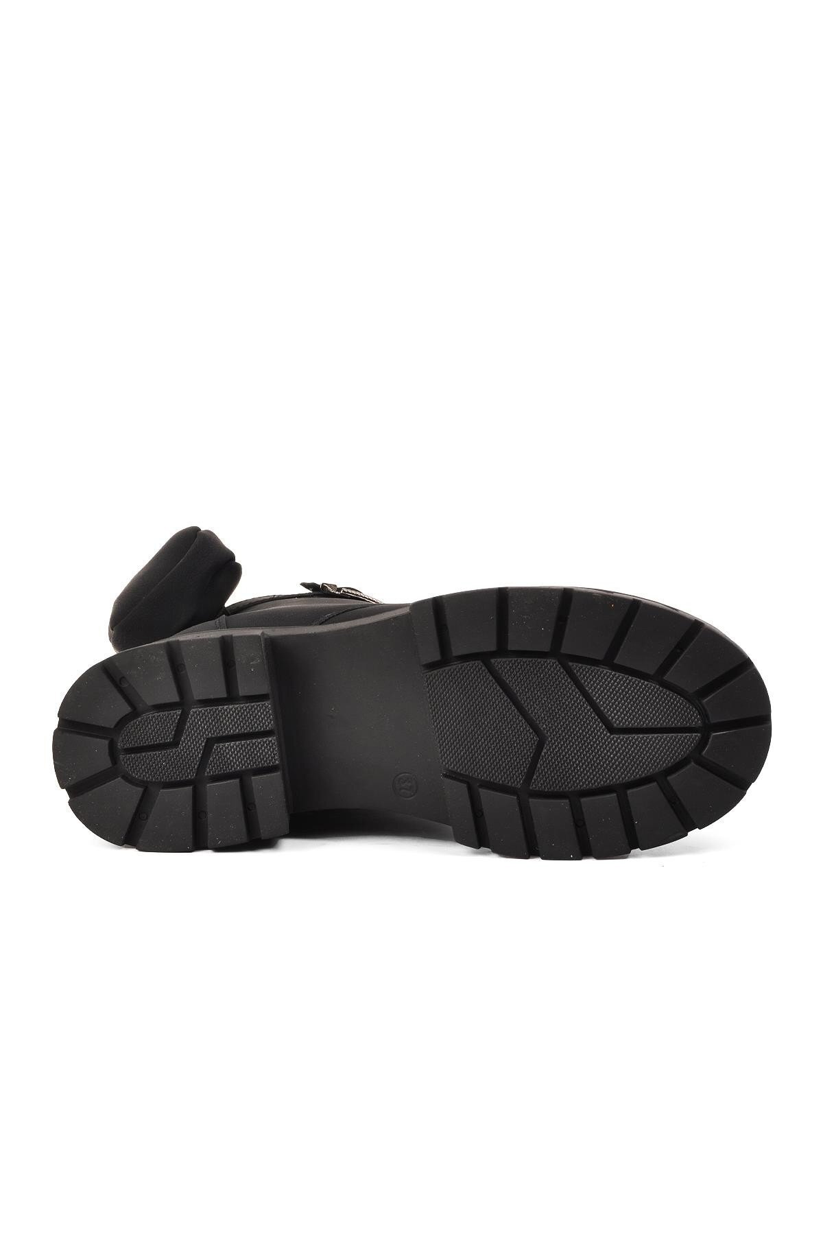 Walkway Siyah-Zümrüt Kadın Bot