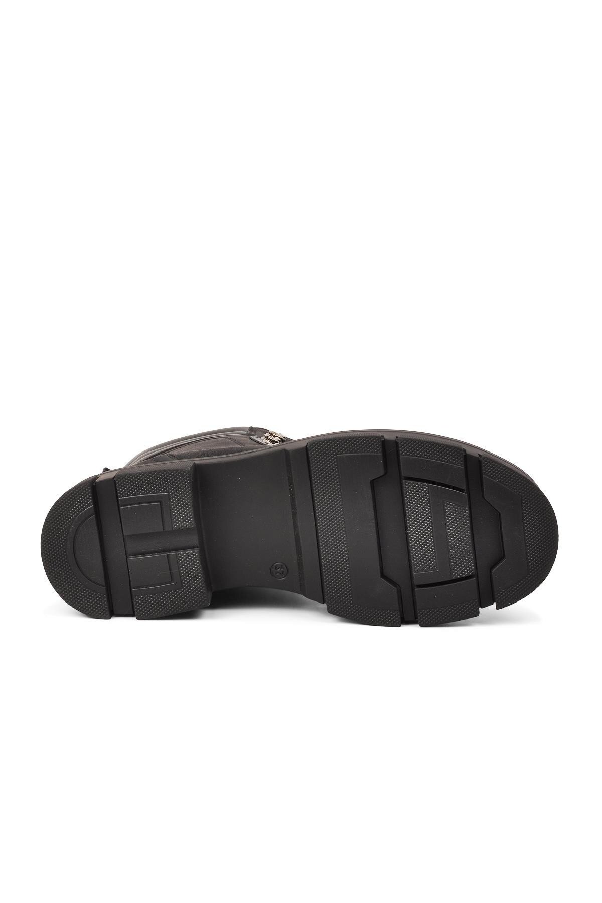 Walkway Siyah-Zümrüt Kadın Bot