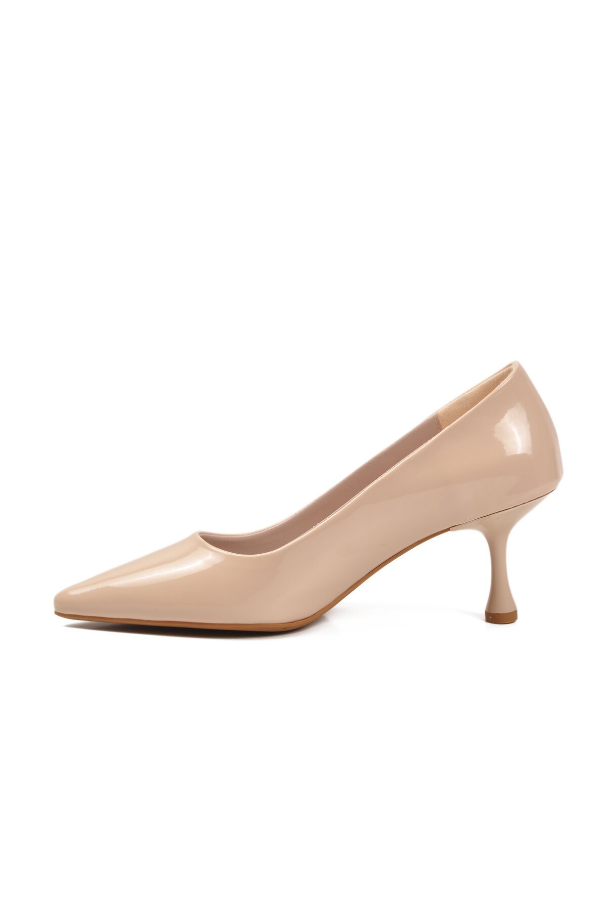 Bej Rugan İnce Topuklu Kadın Topuklu Ayakkabı 695033 Z