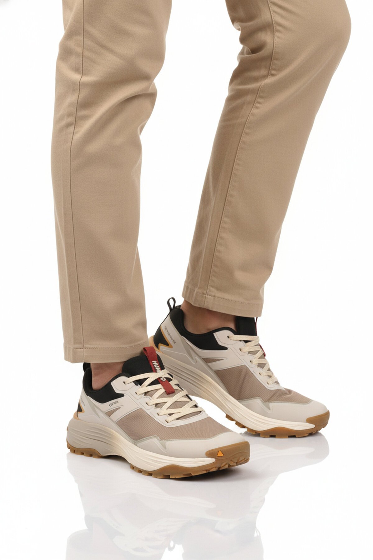 Bej-Siyah Erkek Spor Ayakkabı 350497A M