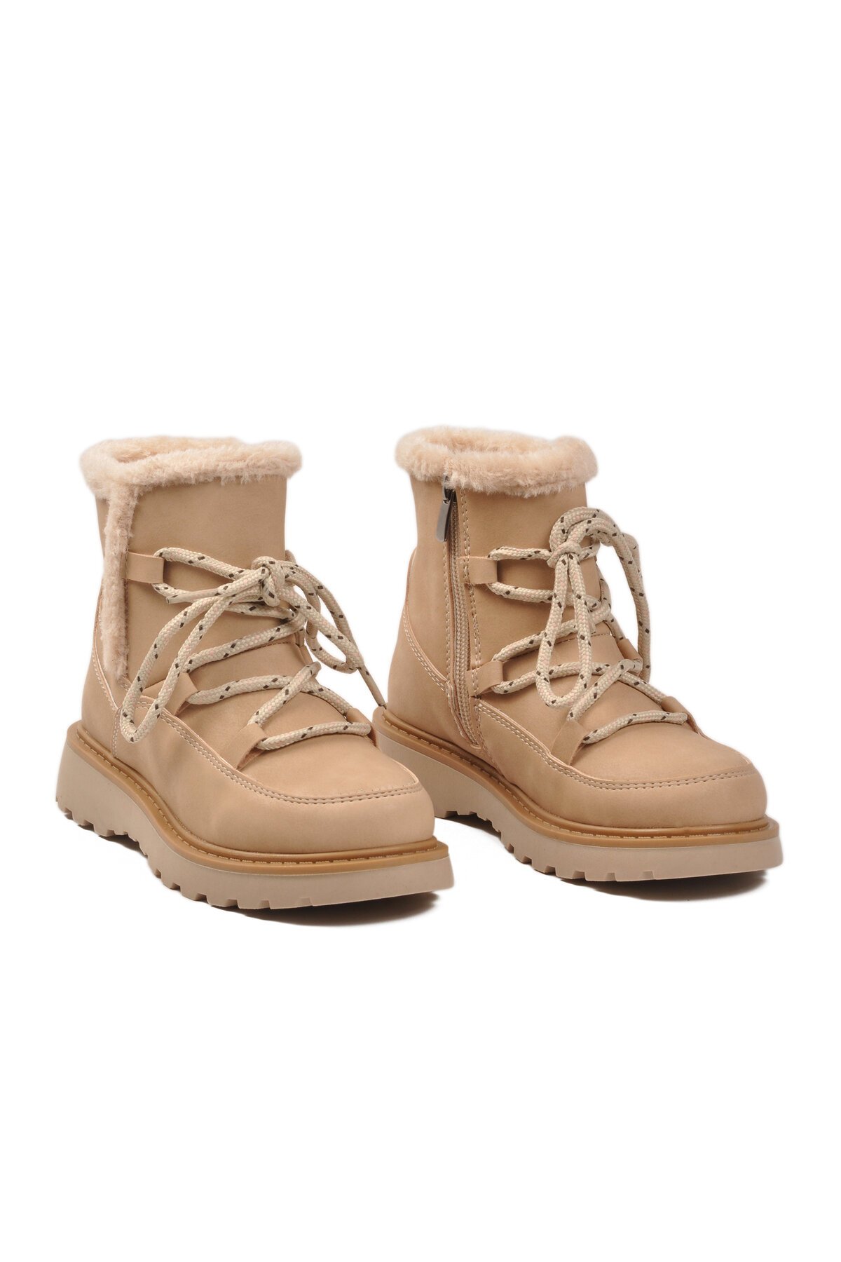 Bej Polarlı Çocuk Bot Lina F