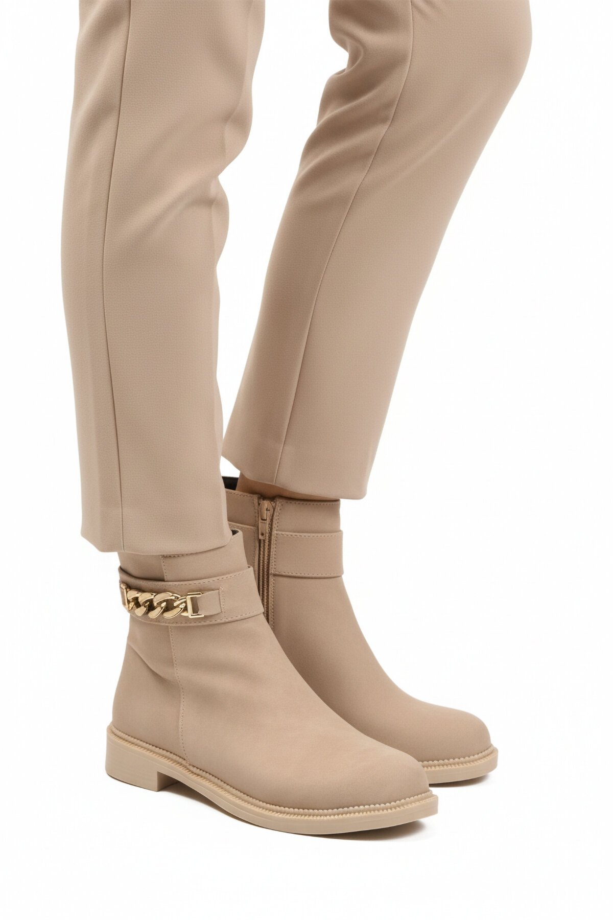 Bej İçi Polarlı Kadın Bot 636182 Z