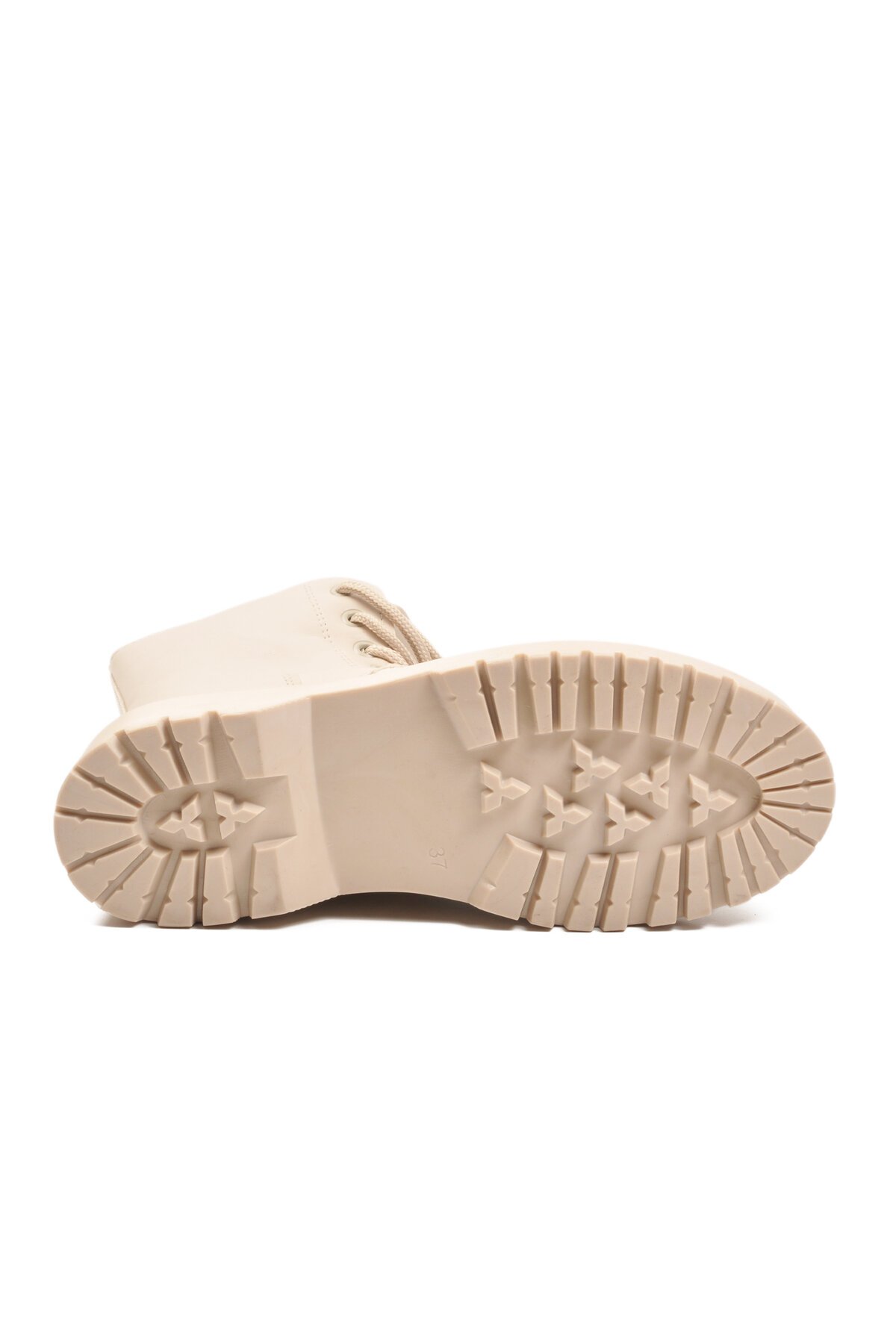 Bej Fermuarlı Kadın Bot Terra 5000 Z