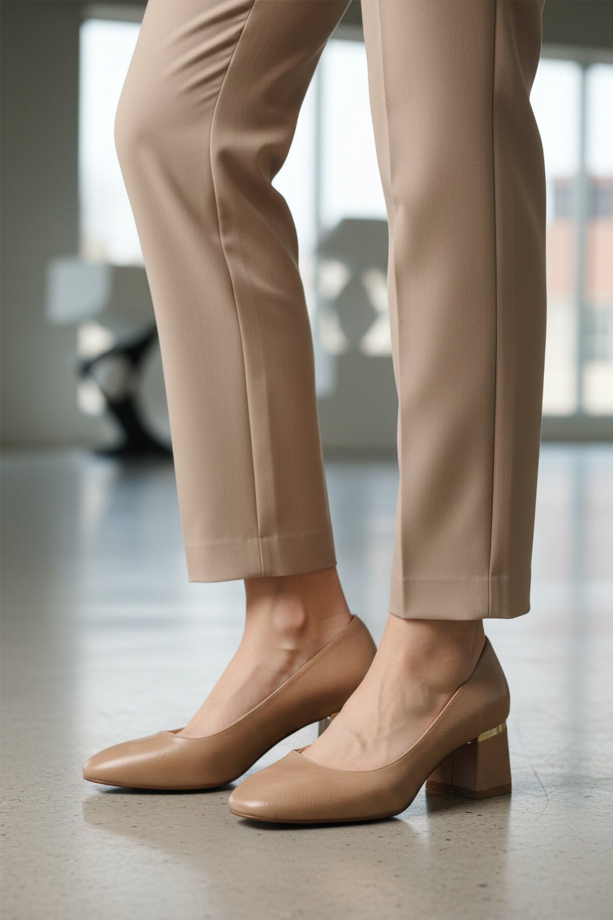 Bej Yılan Hafif Kadın Abiye Ayakkabı 357184 Z