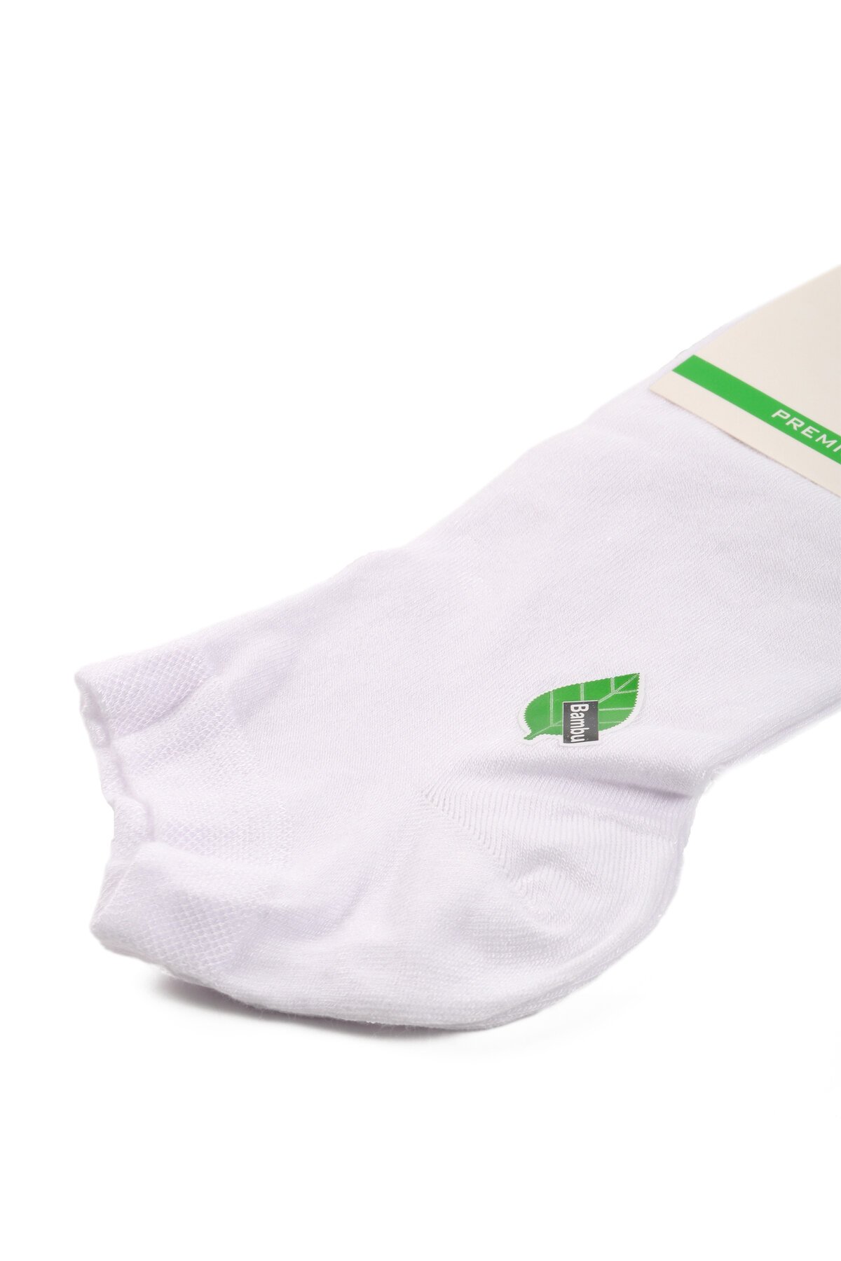 Beyaz Bambu Unisex Çorap