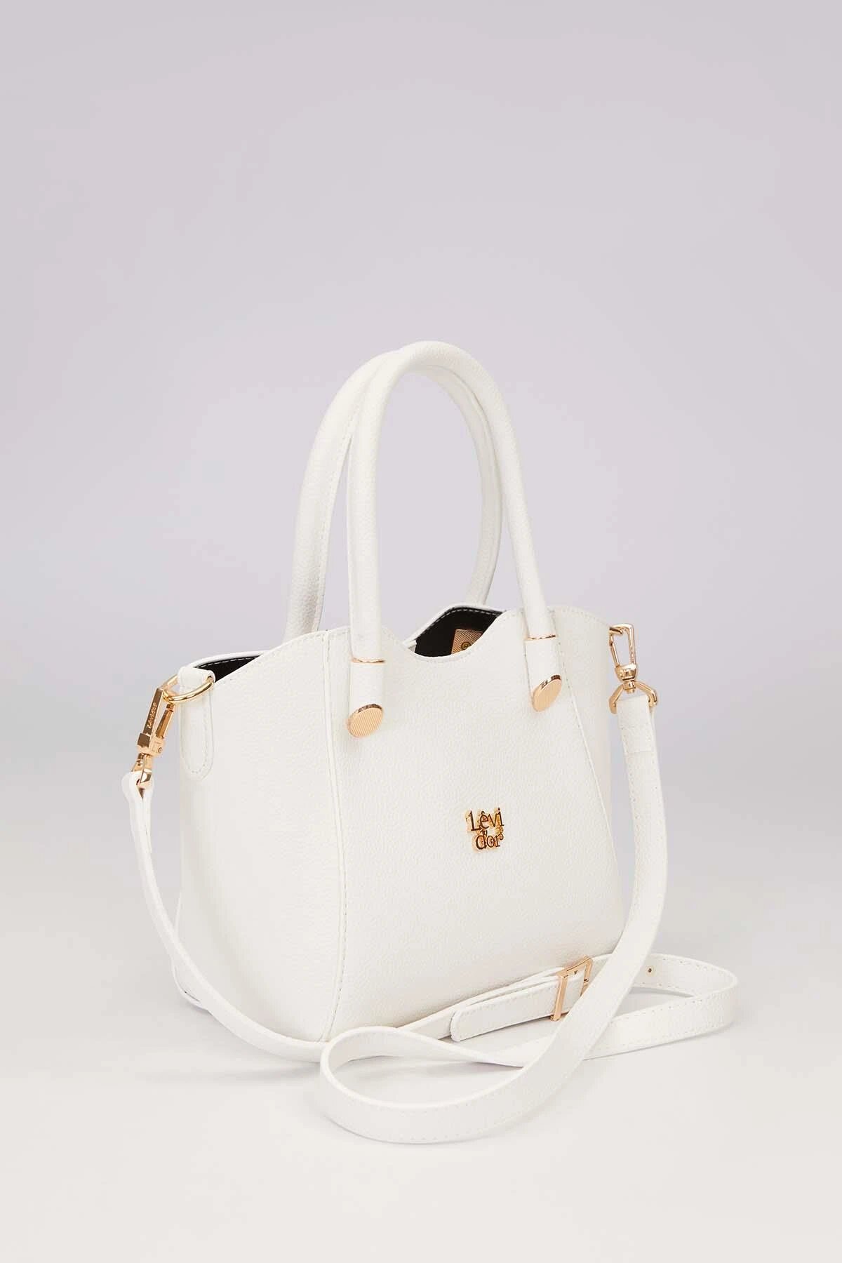 Beyaz Kadın El Ve Omuz Çantası Levidor 930538