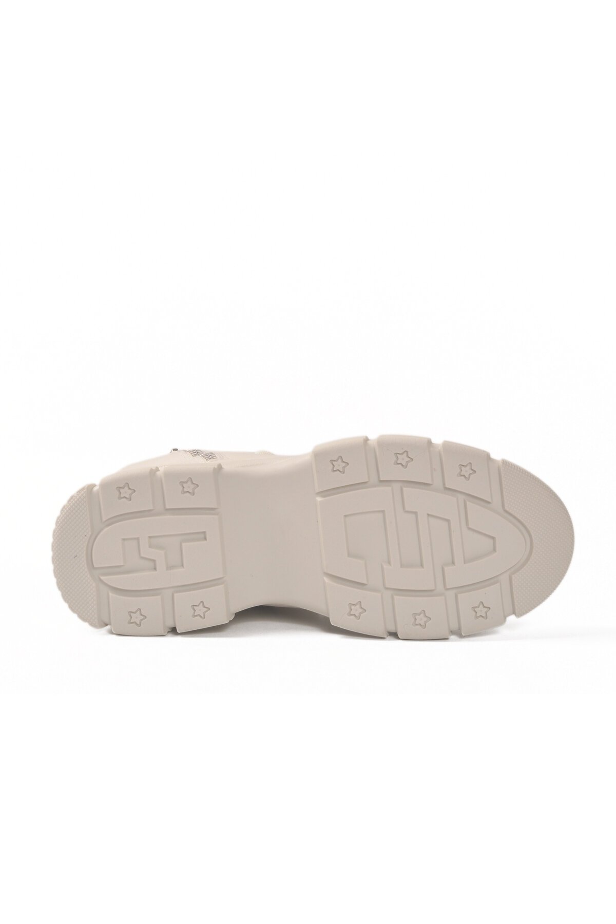 Beyaz Memory Foarm Fermuarlı Kadın Bot Neptün Z