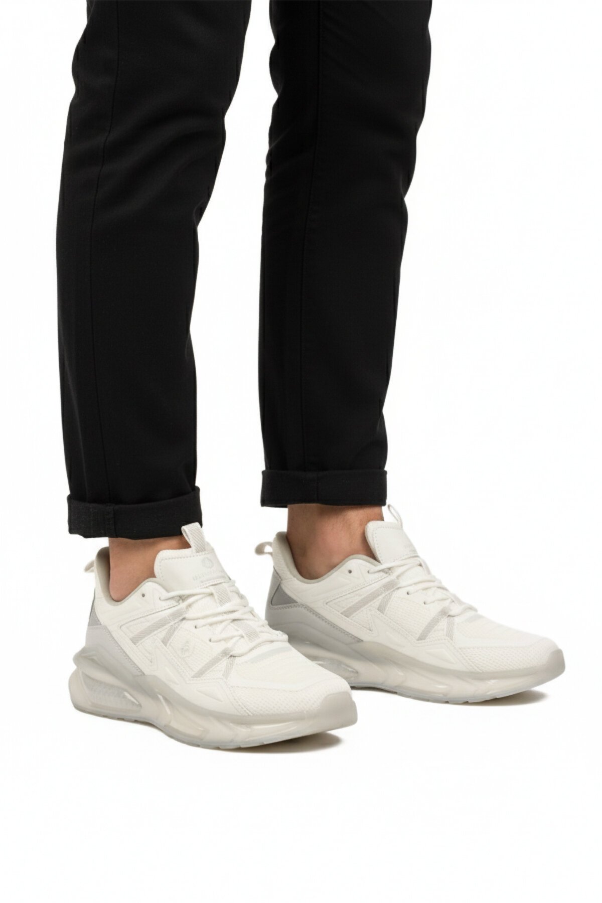 Beyaz Fileli Hafif Erkek Spor Ayakkabı 101 25333 Sally M