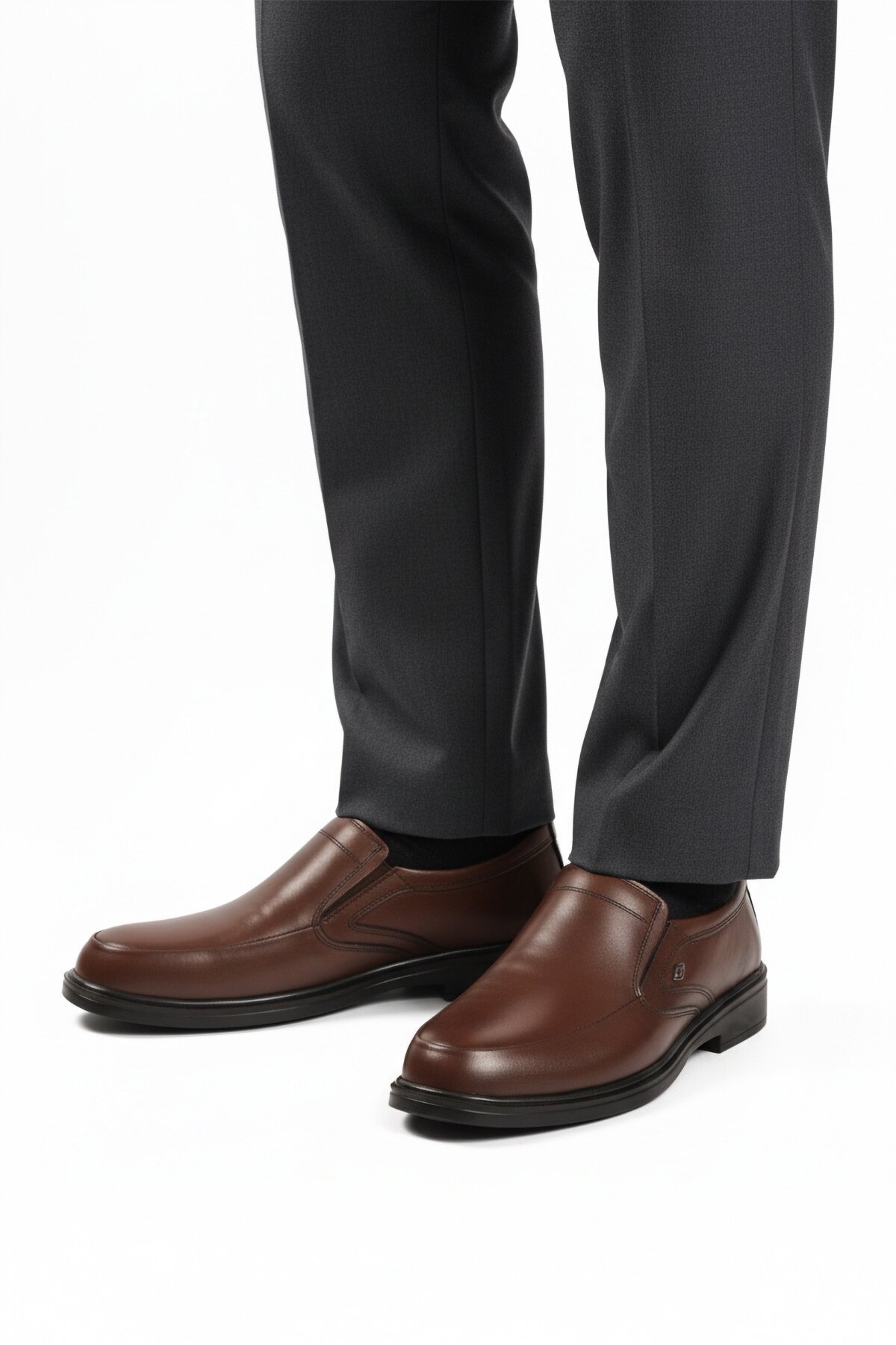 Kahve Hakiki Deri Erkek Günlük Ayakkabı DSN 2036 M