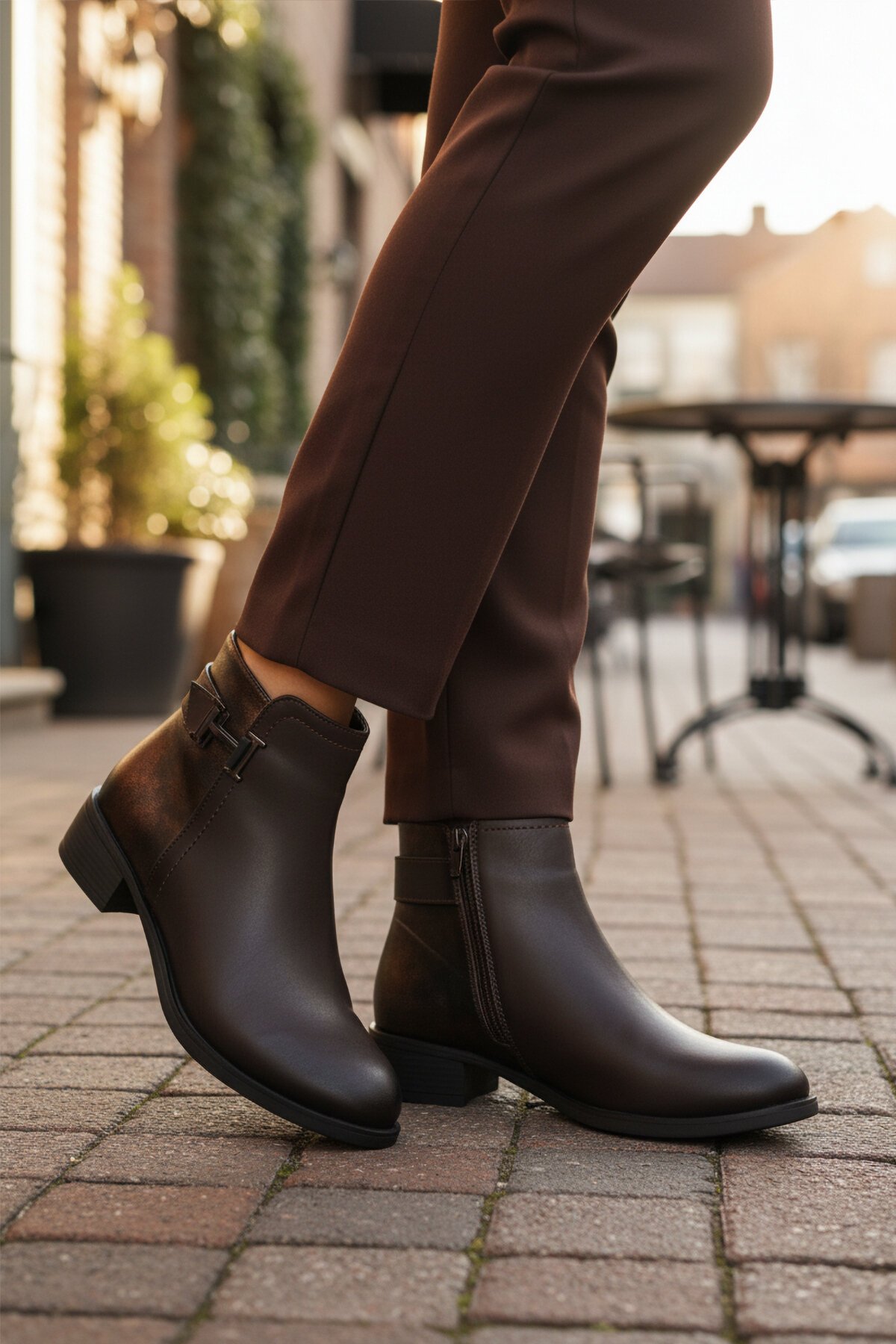 Kahve Zümrüt Hafif Kadın Bot 547820 Z