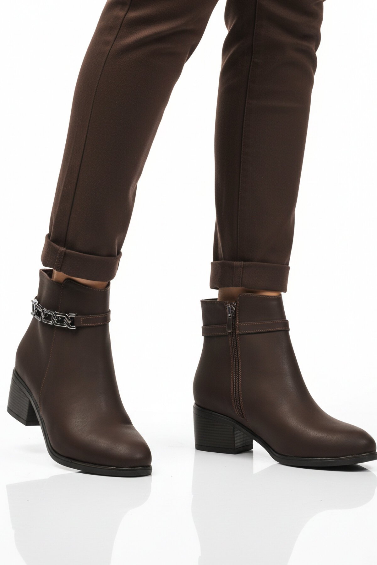 Kahve Zümrüt Hafif Kadın Bot 325131 Z