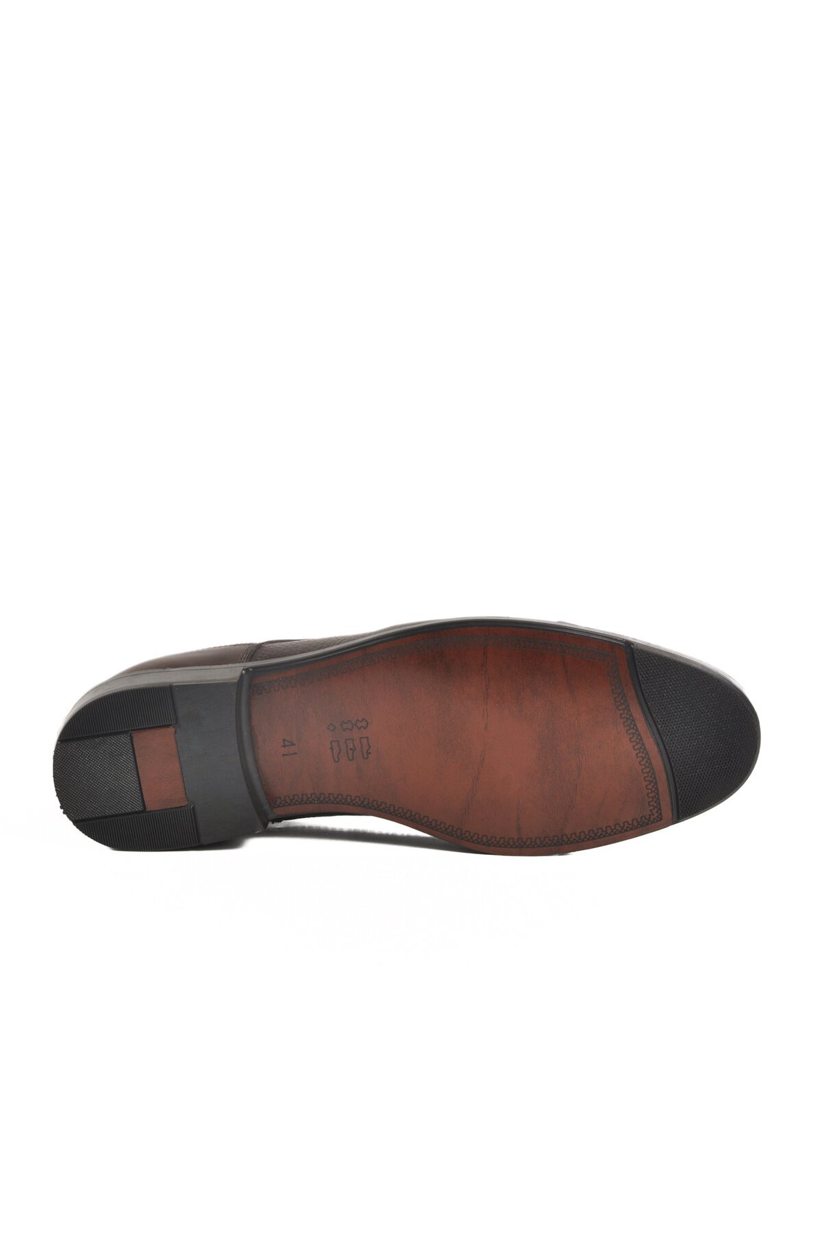Kahverengi Hakiki Deri Erkek Klasik Ayakkabı 1612200 M