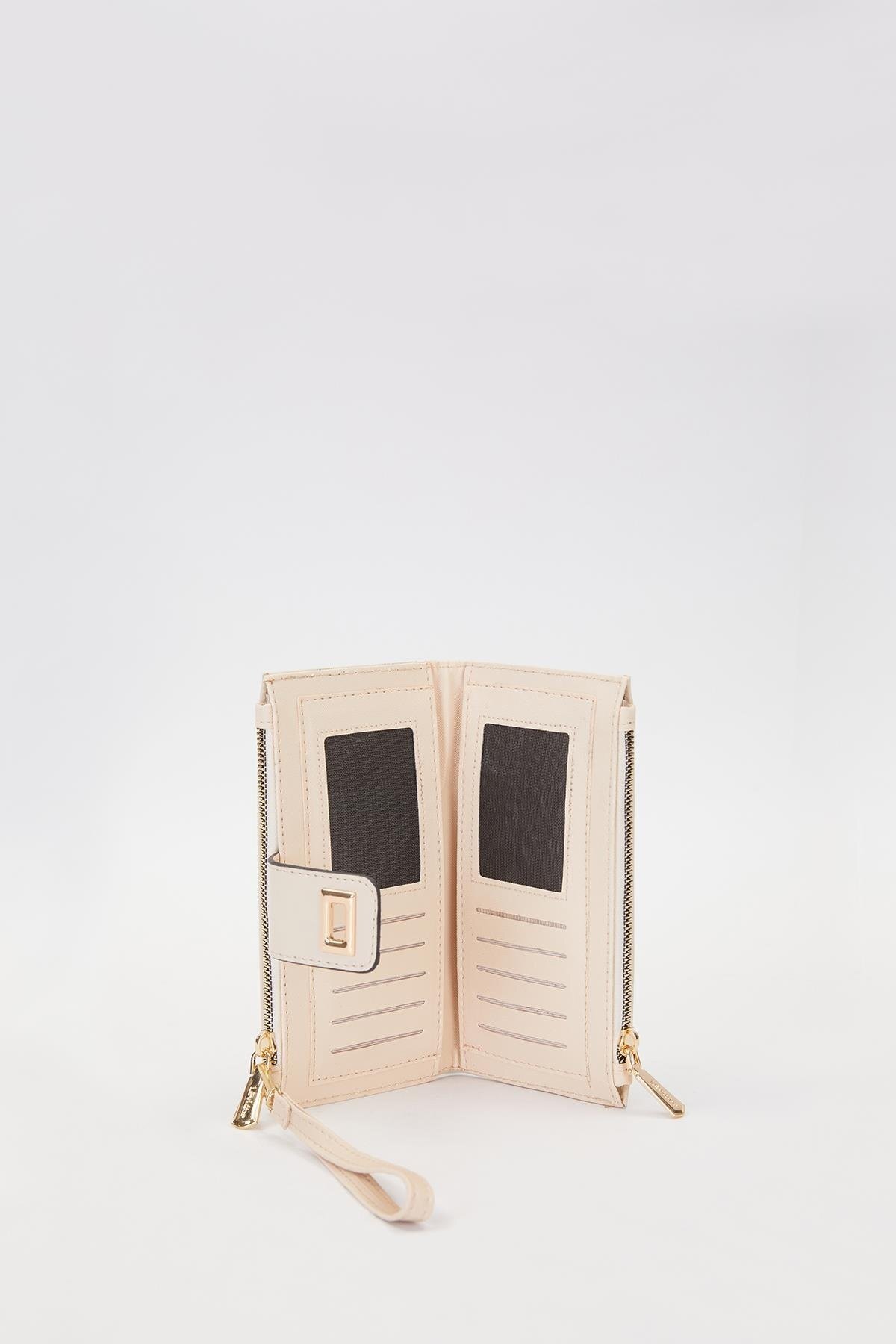 Krem  Kadın Cüzdan 910042 Cüzdan
