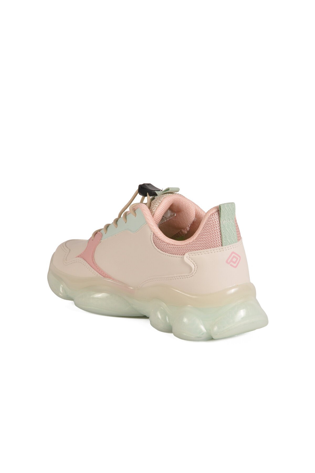 Krem-Pudra Hafif Çocuk Spor Ayakkabı 2054  F