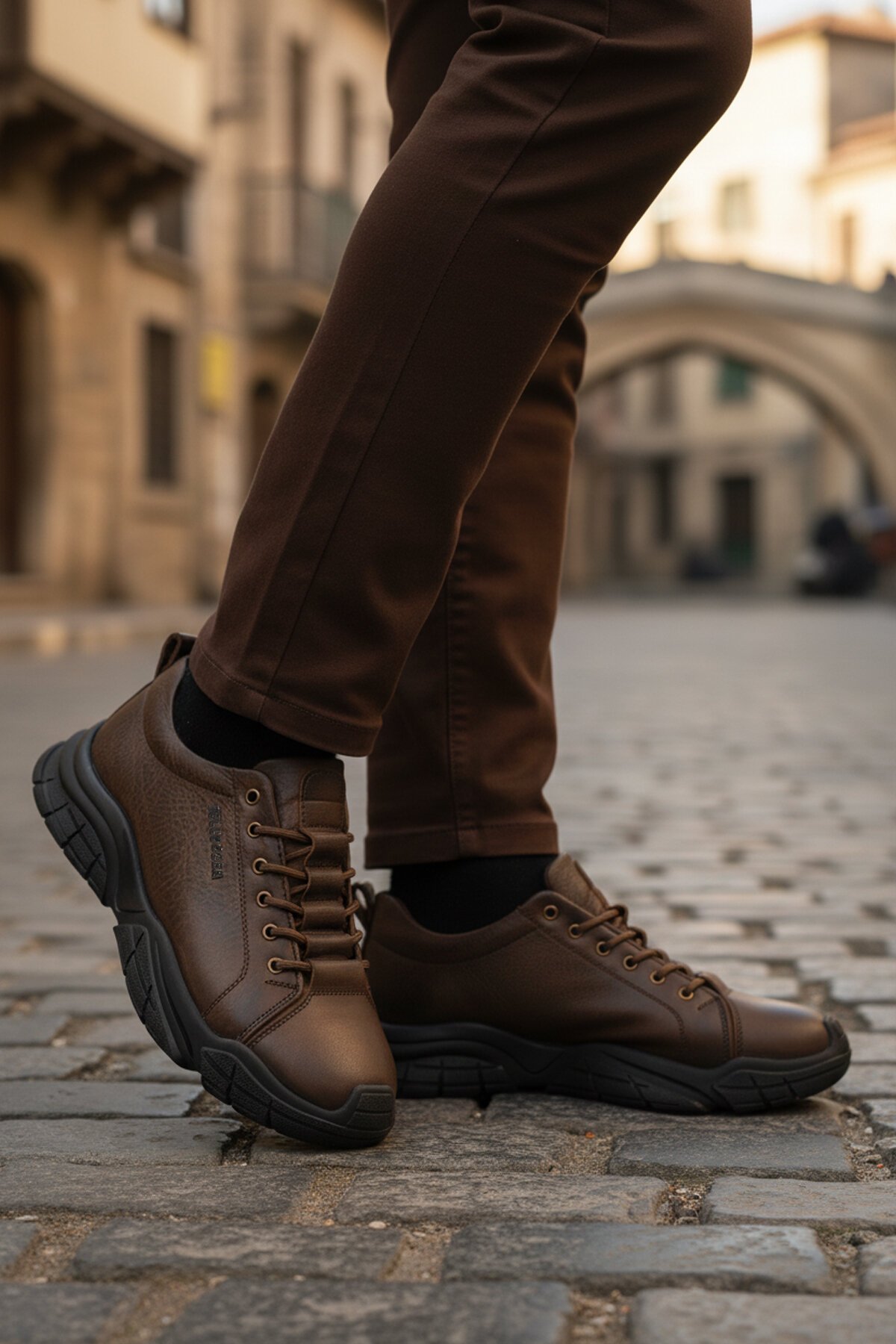 Kum Hakiki Deri Erkek Günlük Ayakkabı 260037 M