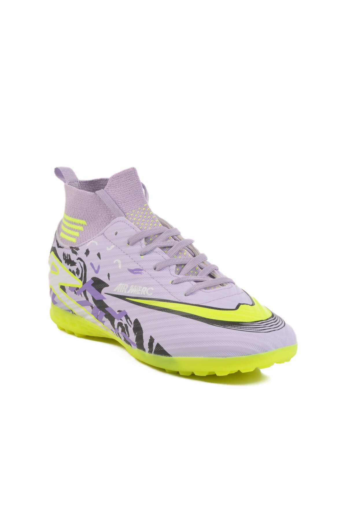 Lila Polyester Karışımlı Unisex Halı Saha Ayakkabısı Merc WJ-502 M