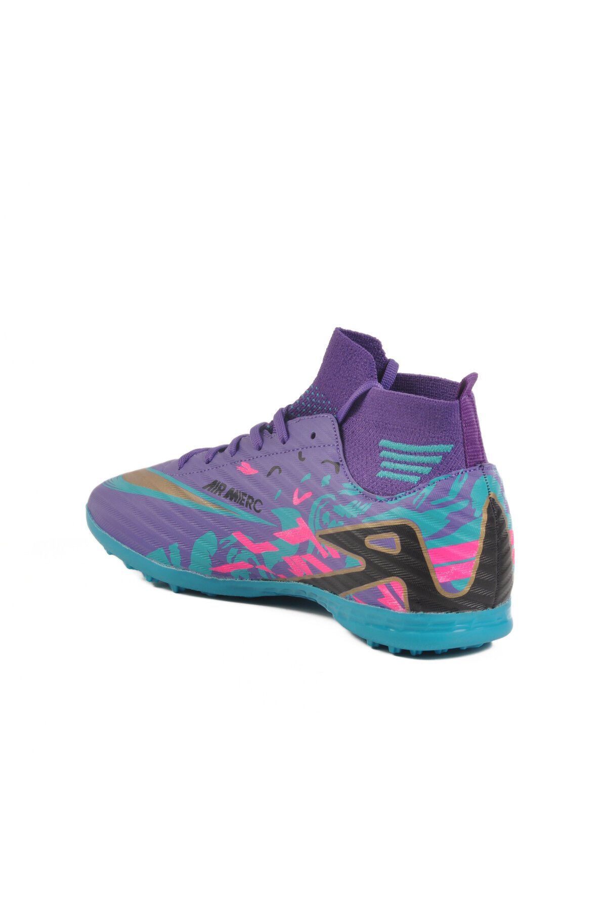 Mor Polyester Karışımlı Unisex Halı Saha Ayakkabısı Merc WJ-502 M