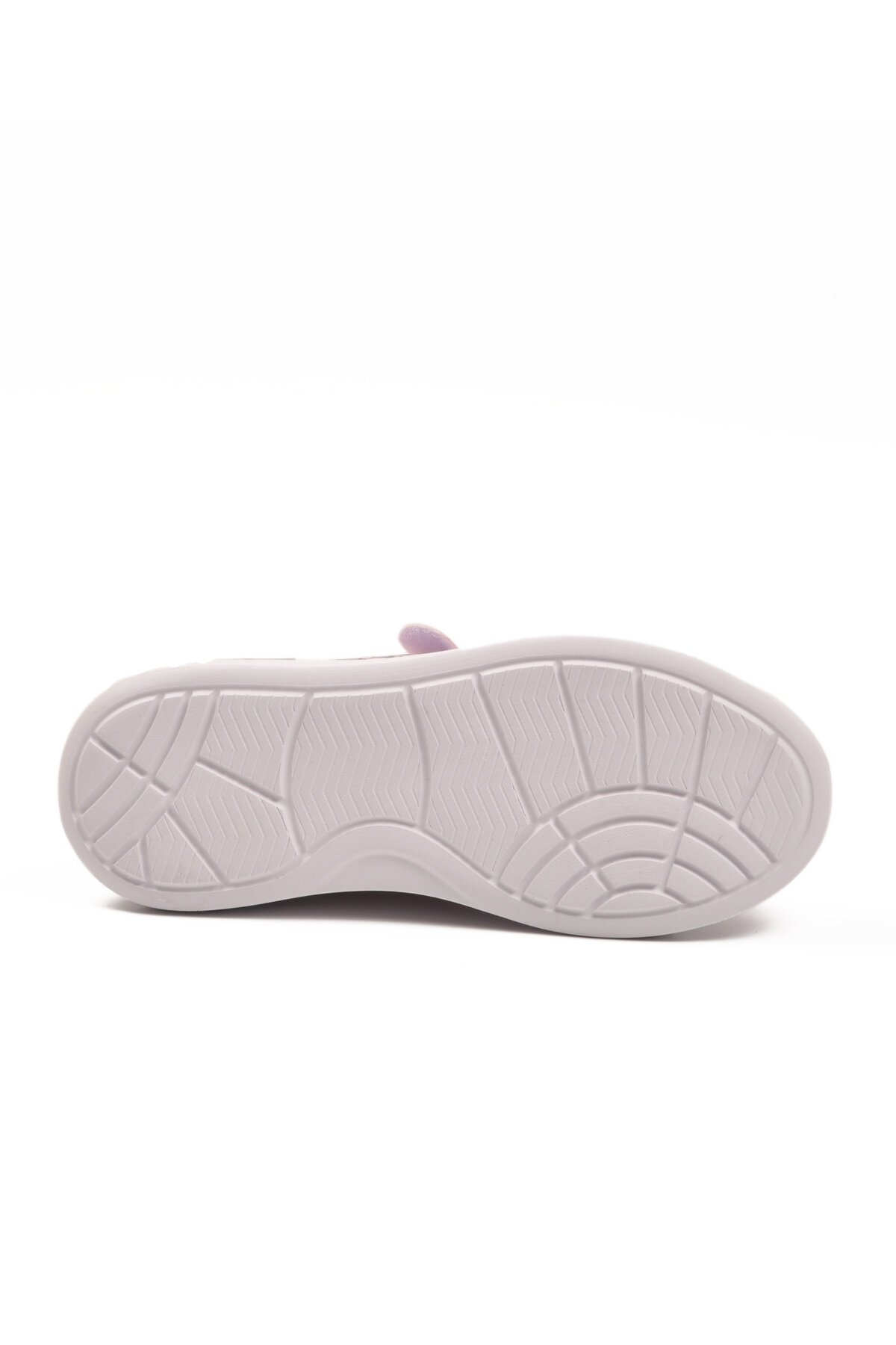 Pudra Rugan-Simli Cırtlı Hafif Çocuk Spor Ayakkabı 2540-26K F