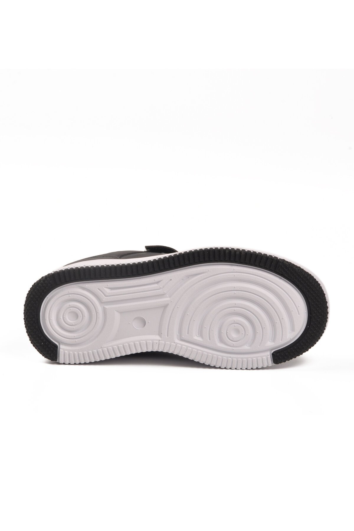 Siyah-Beyaz Fileli Çocuk Spor Ayakkabı 1603 F