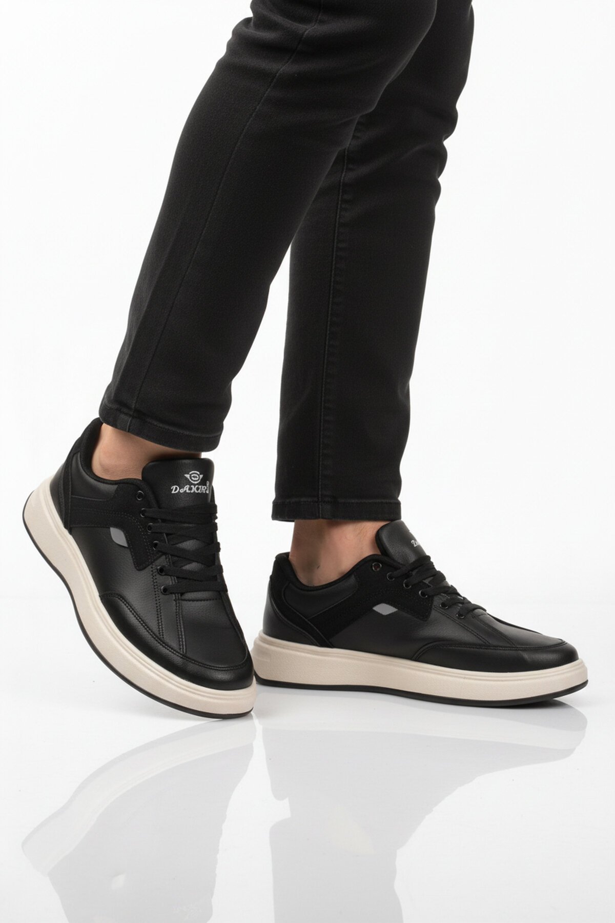 Siyah-Beyaz Erkek Günlük Ayakkabı Dakırs 508 M