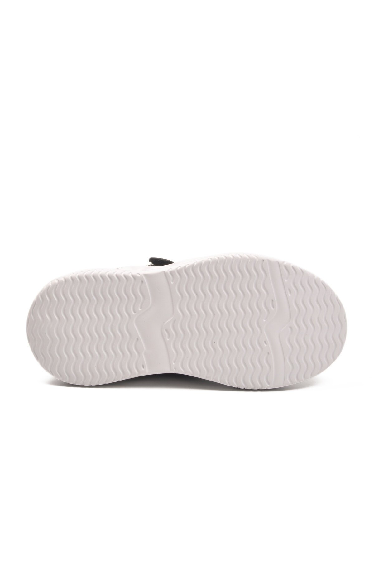 Siyah-Beyaz Cırtlı Çocuk Spor Ayakkabı 2033 F