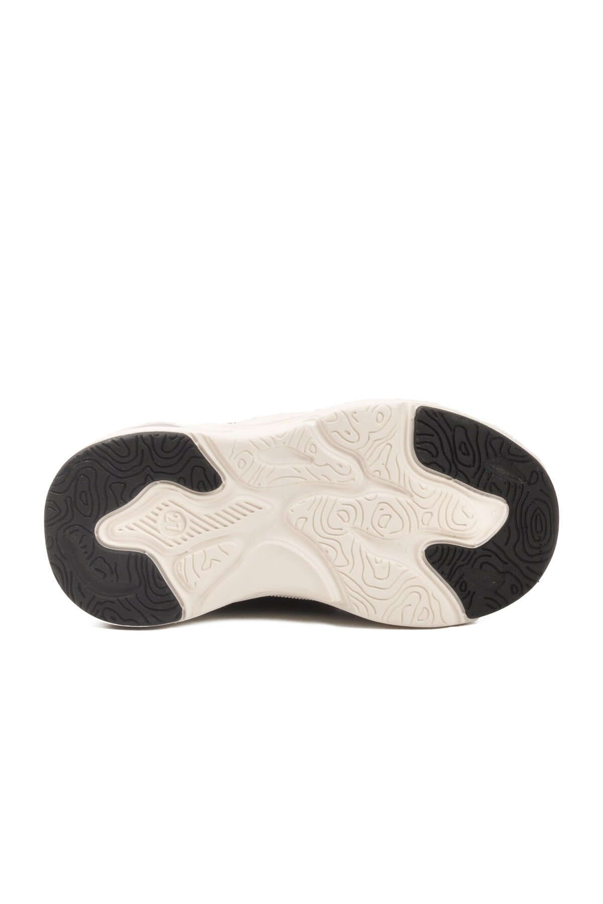 Siyah-Beyaz Cırtlı Çocuk Spor Ayakkabı Cool Toti Cilt F