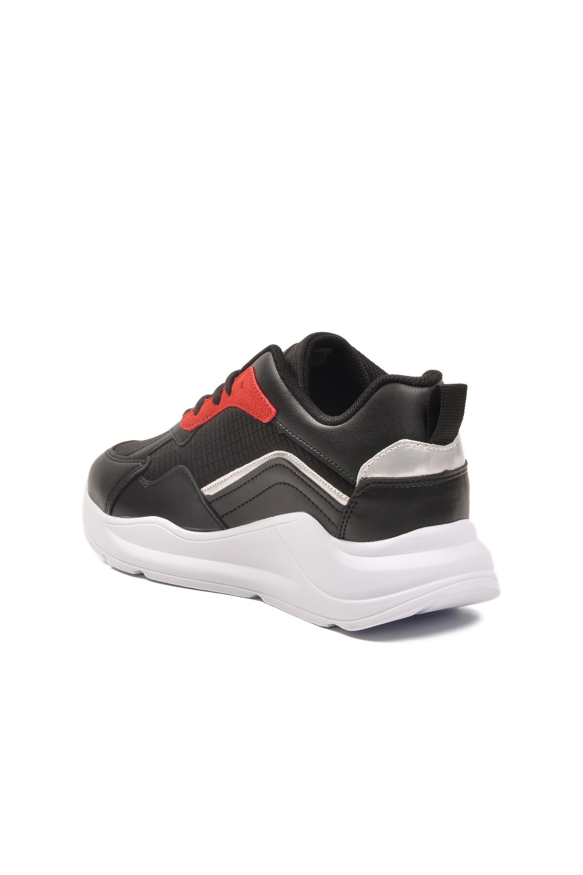 Siyah-Bordo Esnek Unisex Spor Ayakkabı 051 G