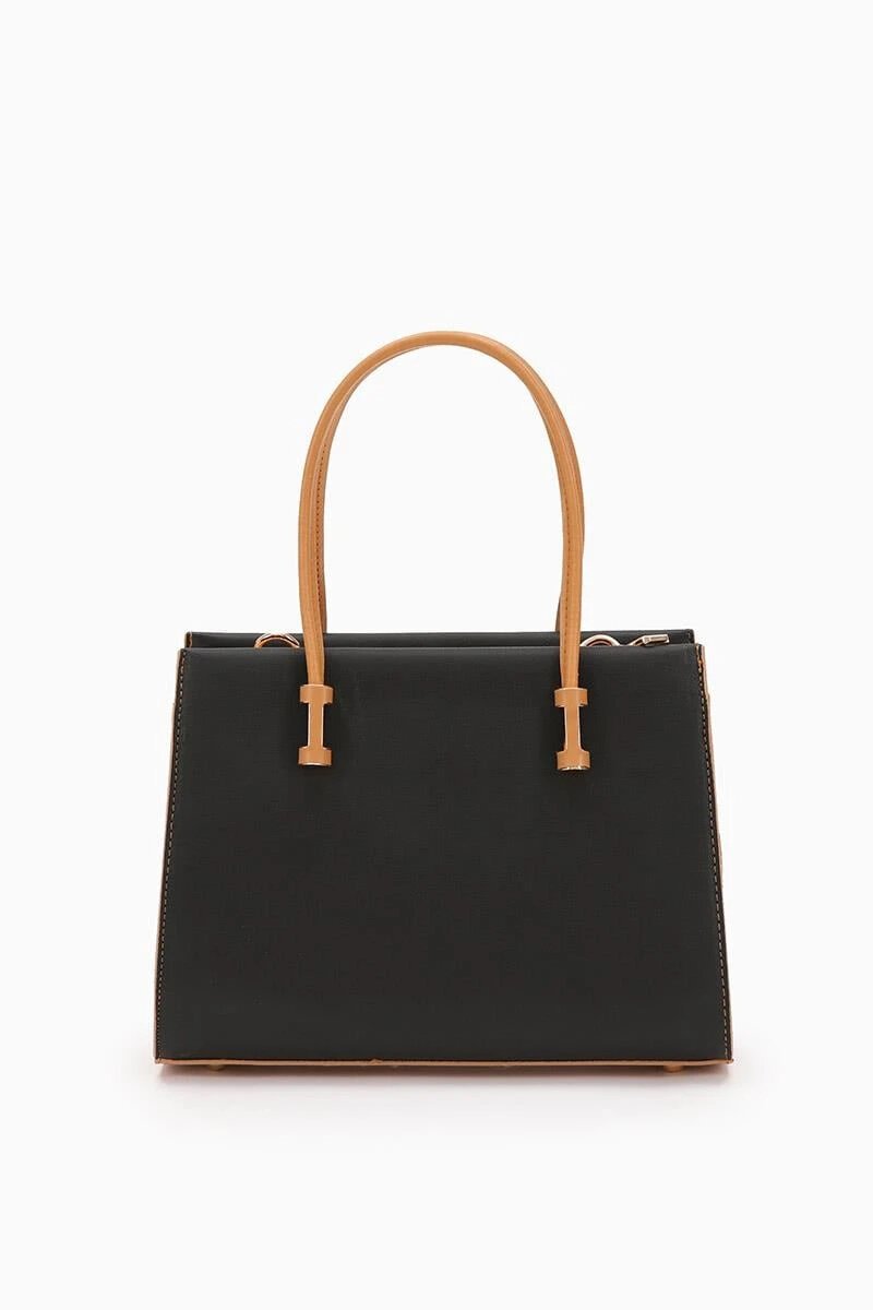 Siyah-Camel Kadın Omuz Çantası 930156