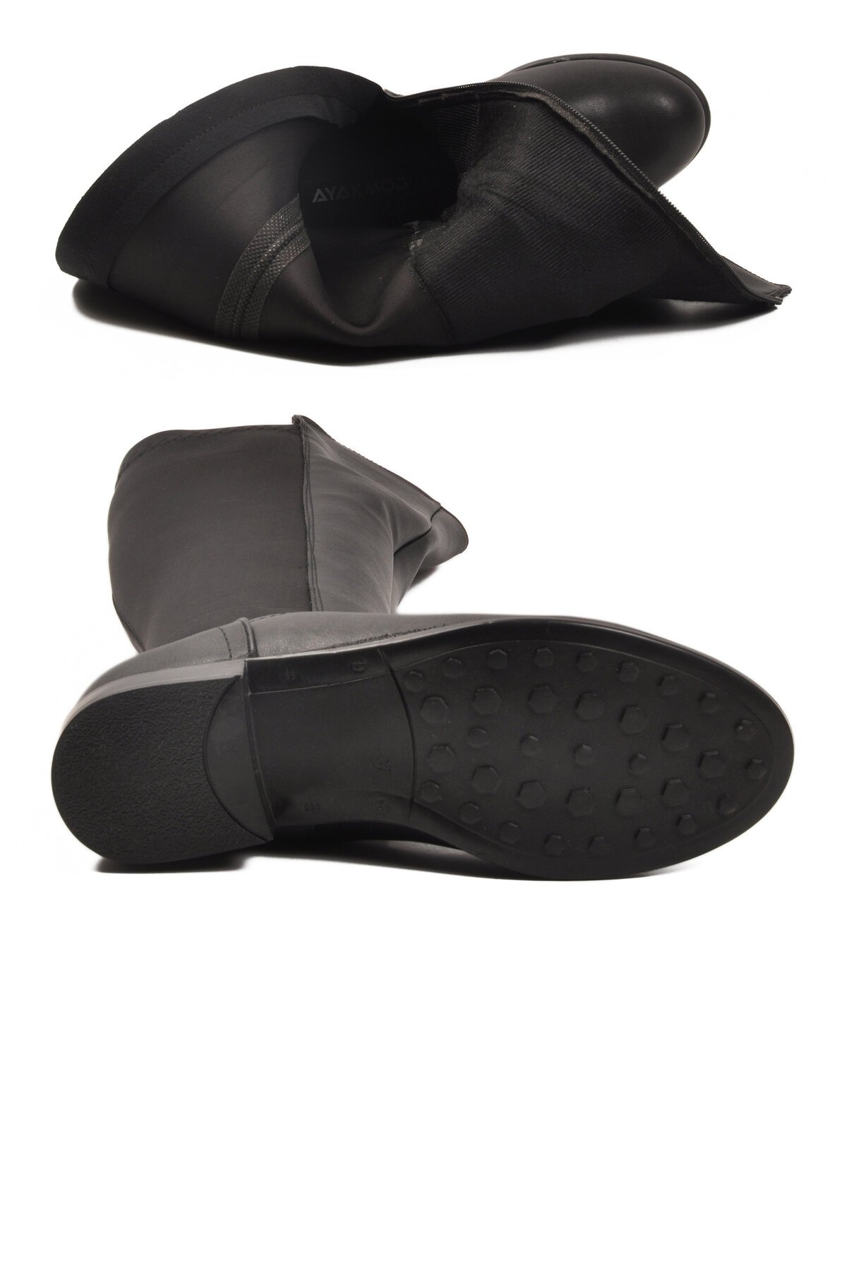 Siyah Cilt İçi Polarlı Kadın Çizme 409179 Z