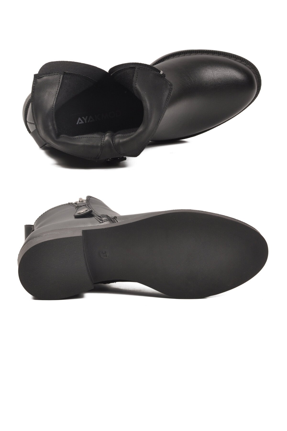 Siyah Cilt İçi Polarlı Kadın Bot 224581 Z