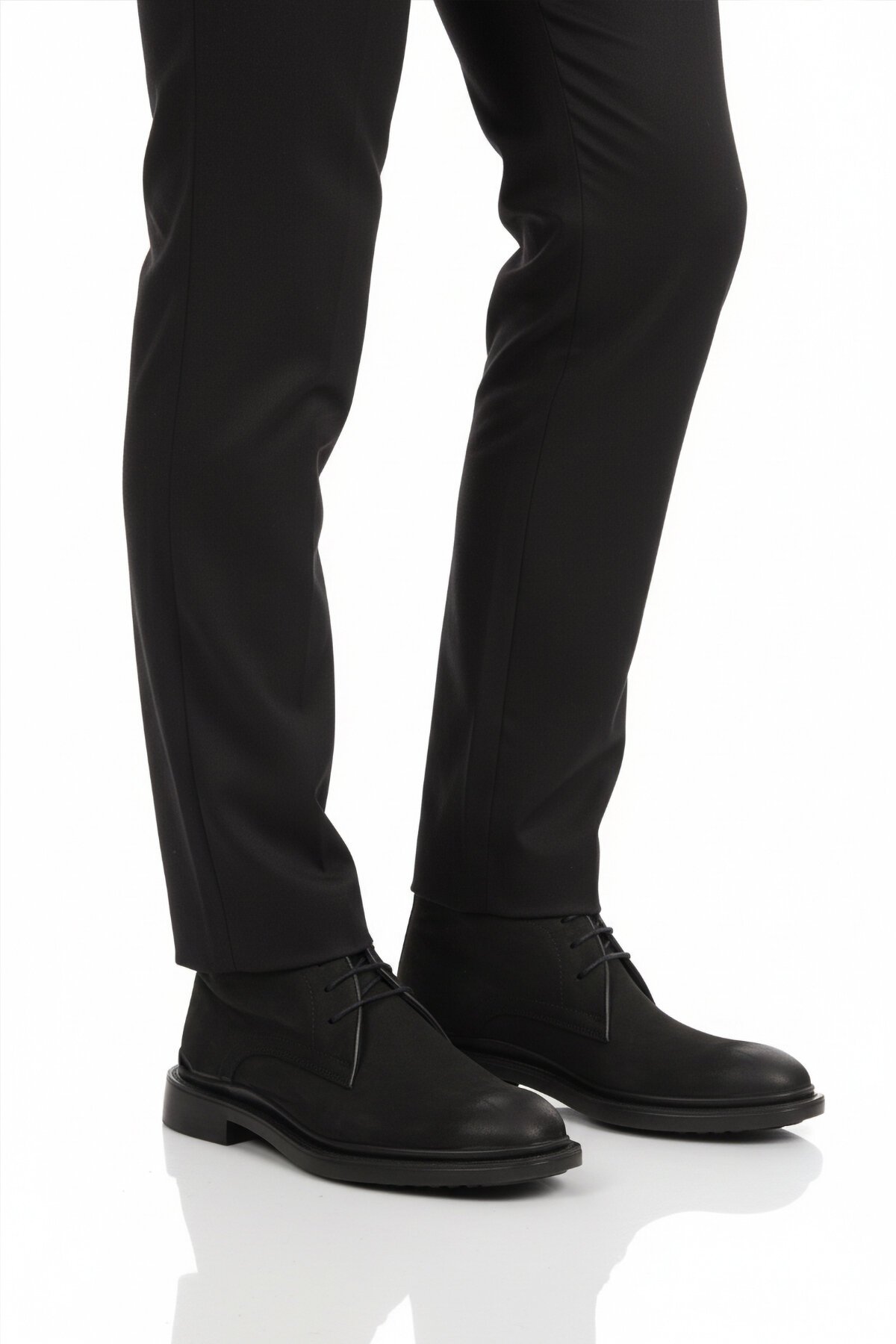 Siyah Hakiki Deri Erkek Bot AG1188-1013 M