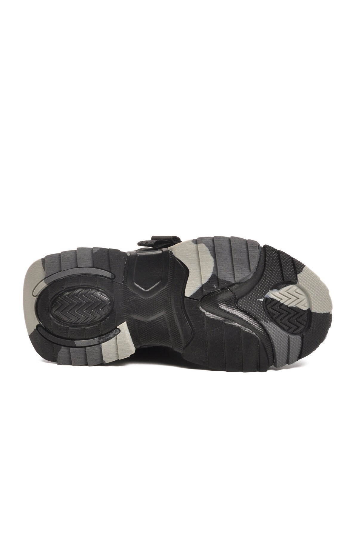 Siyah-Füme-Gri Cırtlı Çocuk Spor Ayakkabı 2021 F